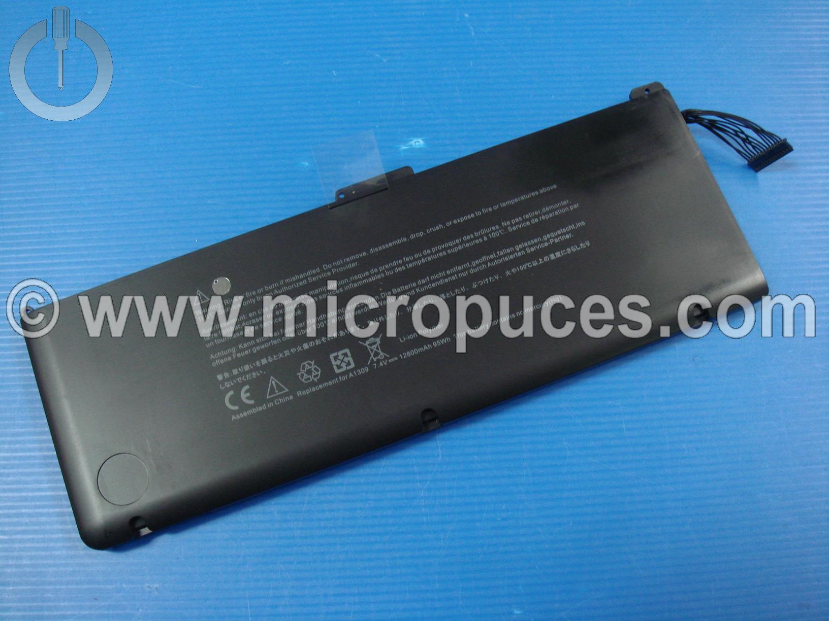 Batterie de remplacement pour APPLE Macbook Pro 17 A1297