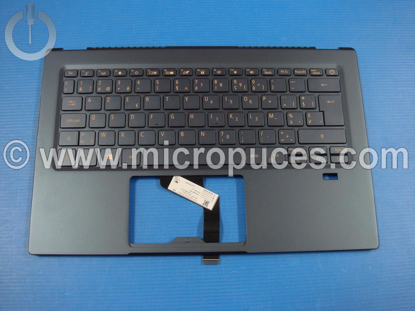 Clavier Belge + plasturgie bleue pour Acer SF514-54