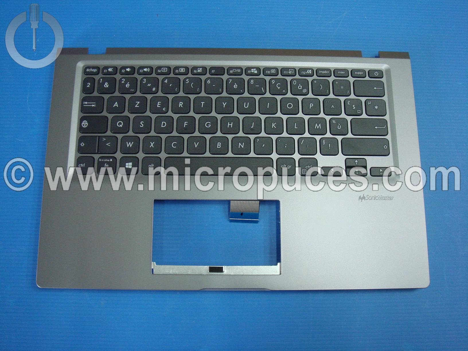 Clavier AZERTY + plasturgie grise pour ASUS X415 sans rtroclairage