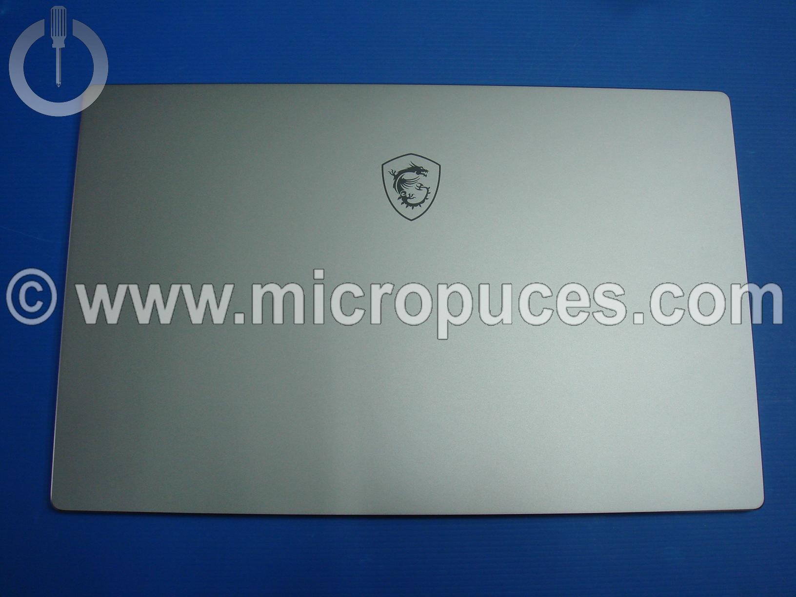 Plasturgie cran grise pour MSI GS75 version 4 crous