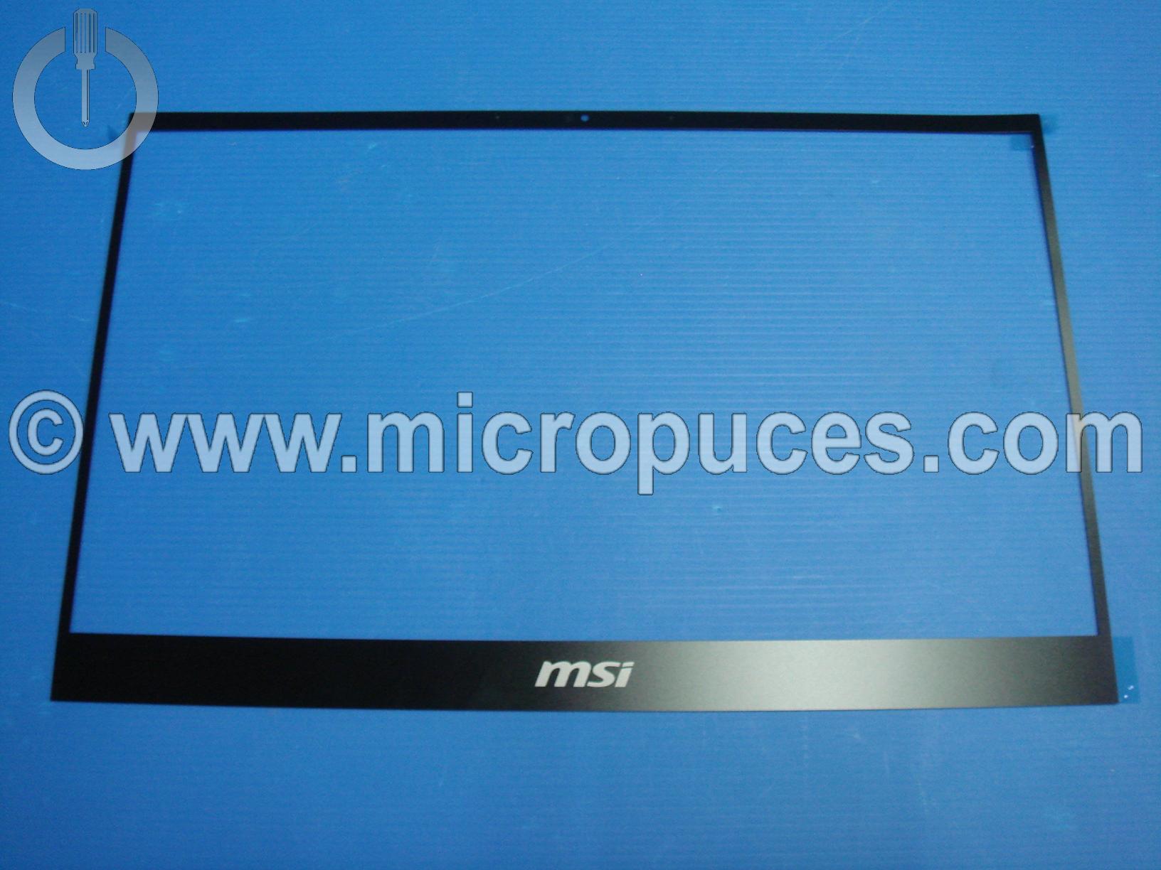 Plasturgie contour d'écran noire pour MSI GS66