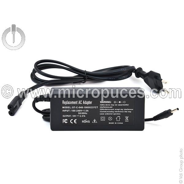 Chargeur Alimentation 19V 2.37A MEDION