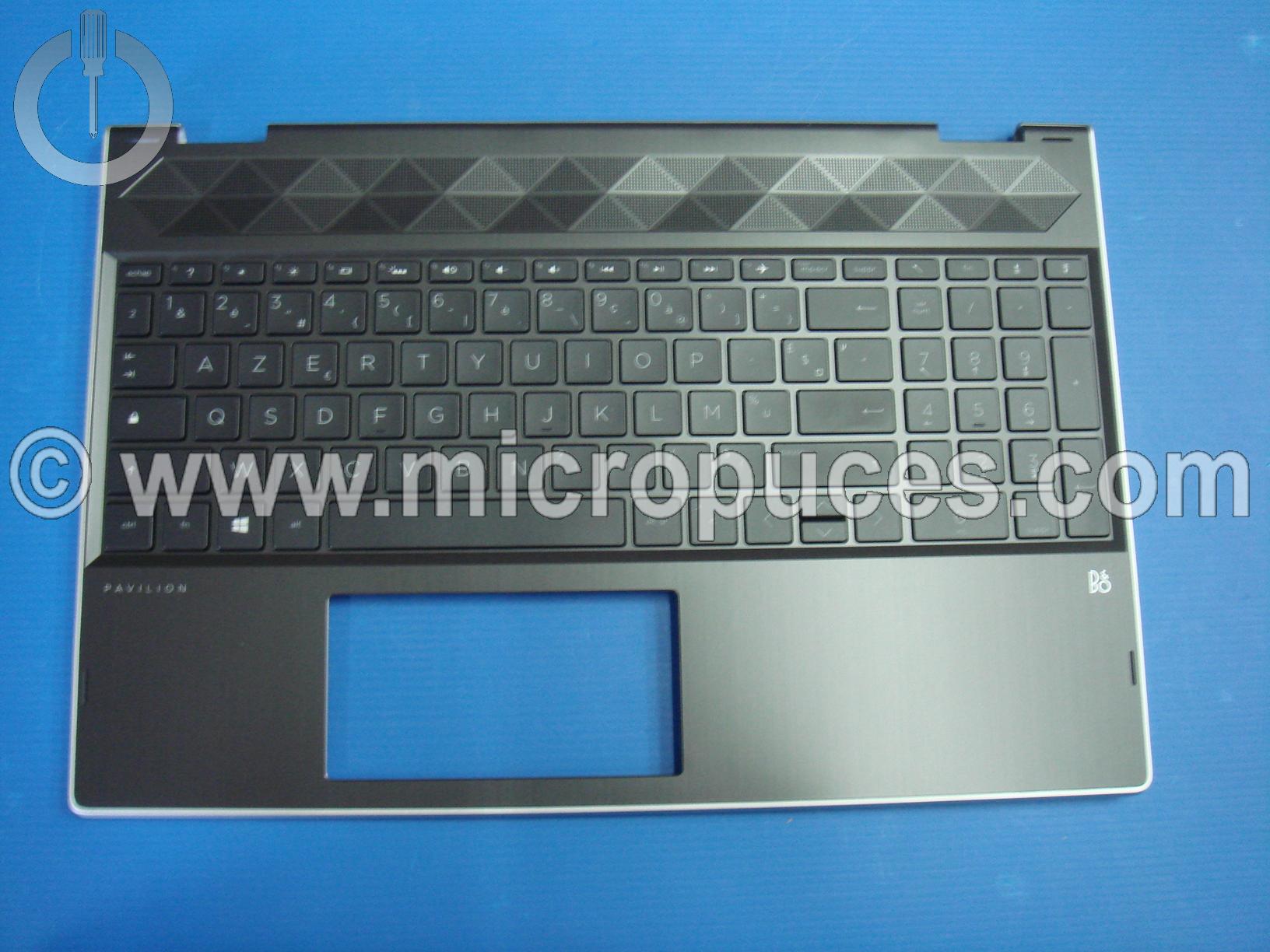 Clavier + top cover pour HP X360 15-CR noir
