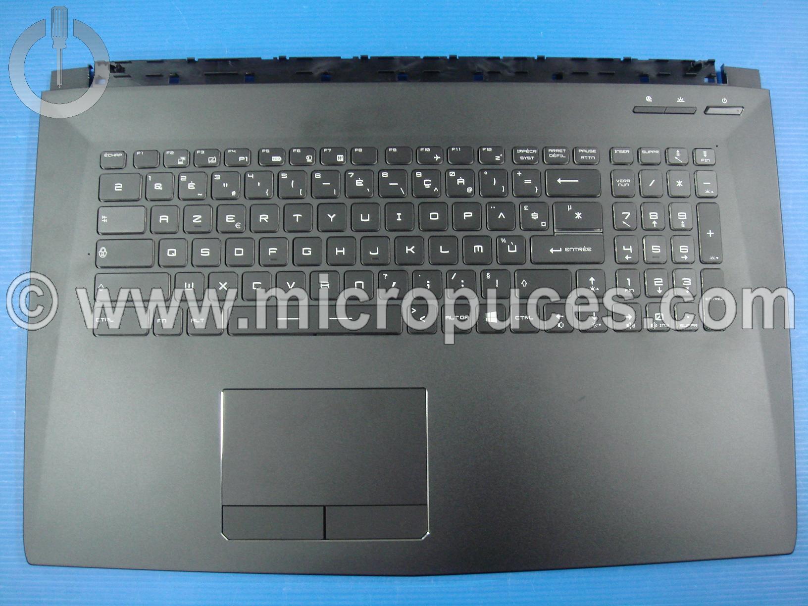 Clavier AZERTY + plasturgie top cover pour MSI GE72