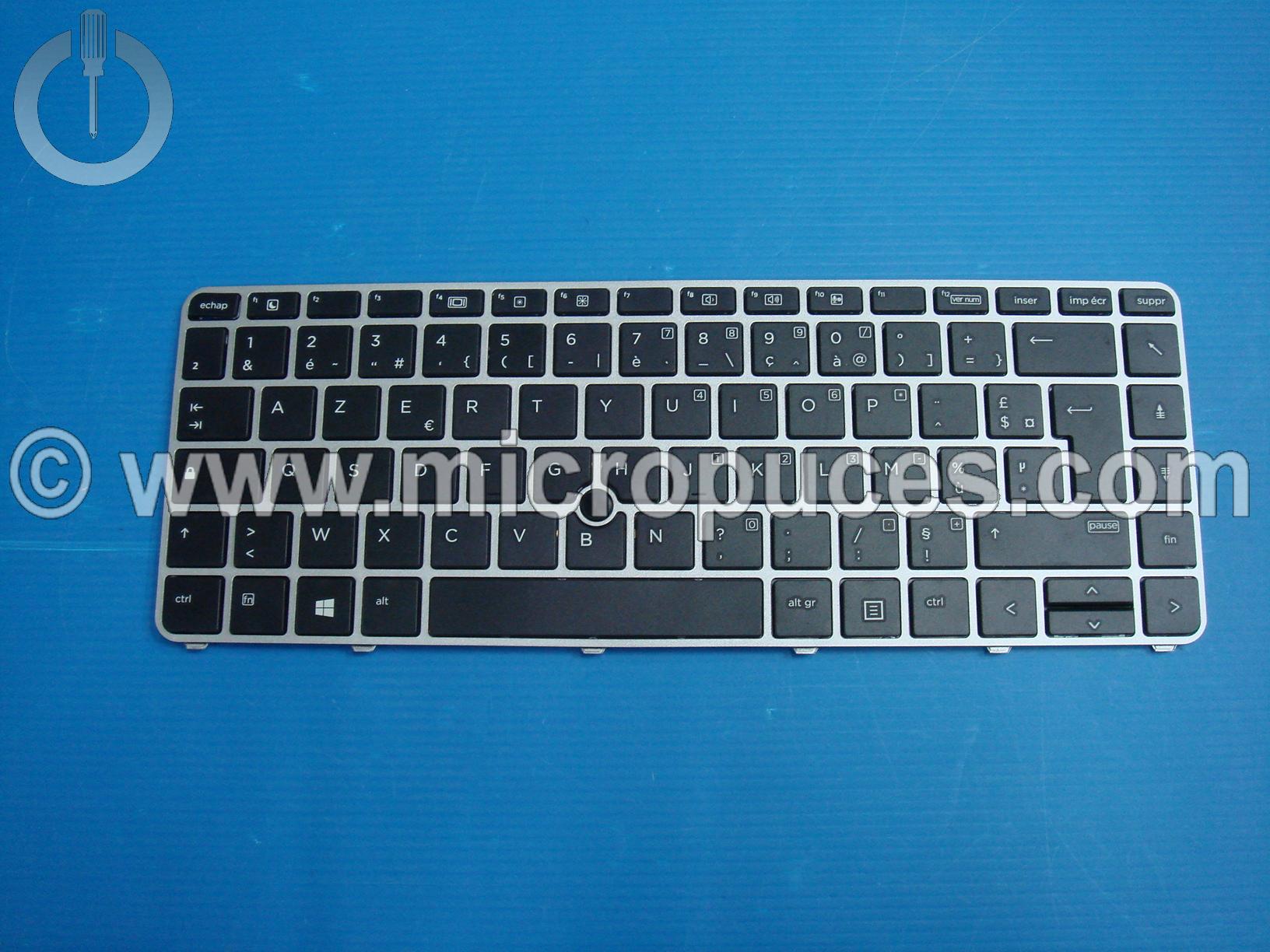 Clavier gris pour HP Elitebook 840 G4 (version non rtro-claire)