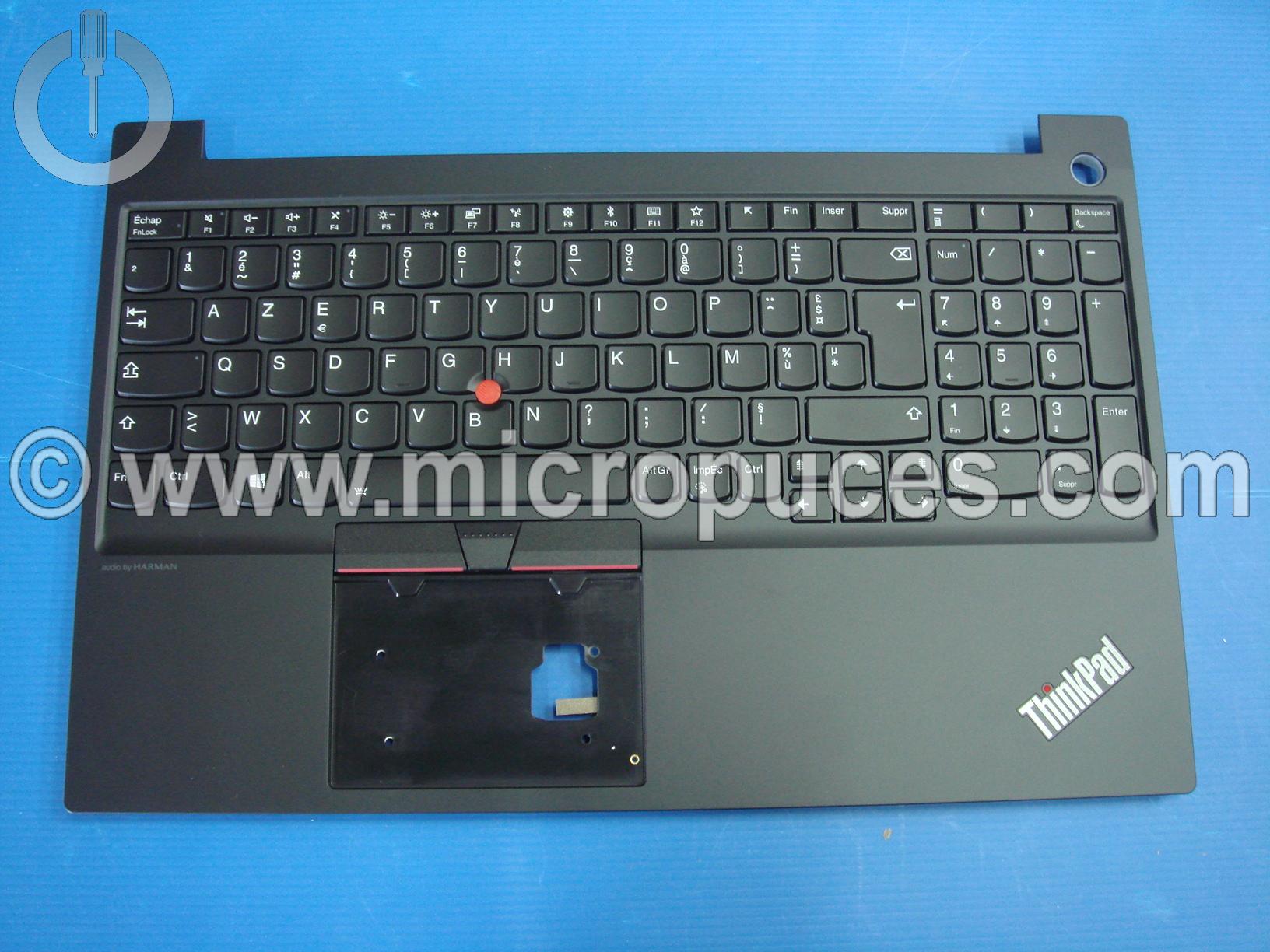 Clavier AZERTY + plasturgie de dessus pour Lenovo E15