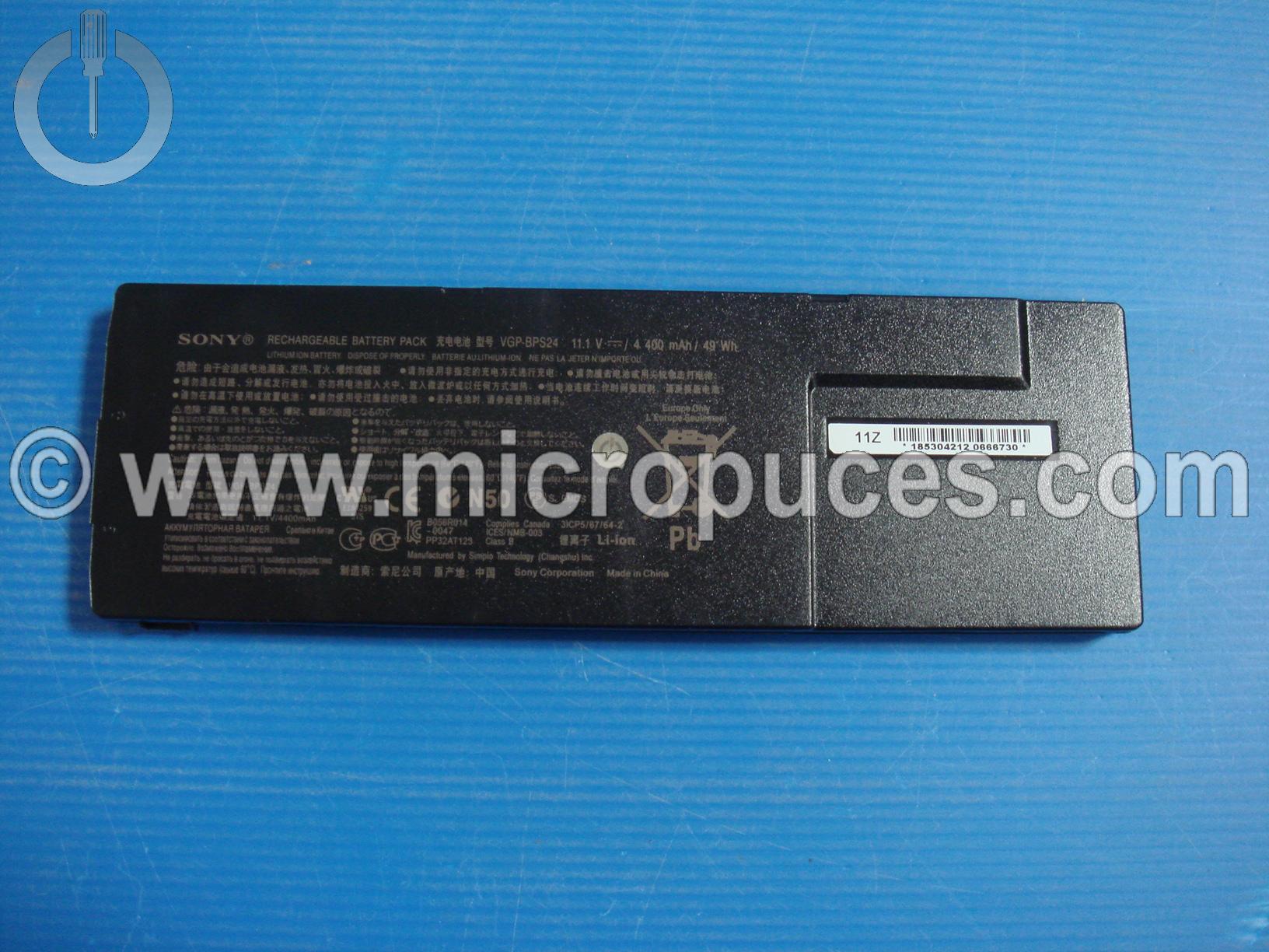 Batterie pour Sony Vaio BPS24