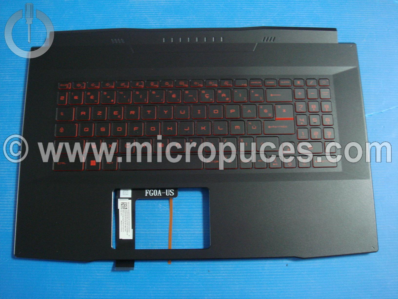 Clavier + plasturgie pour MSI Katana GF76