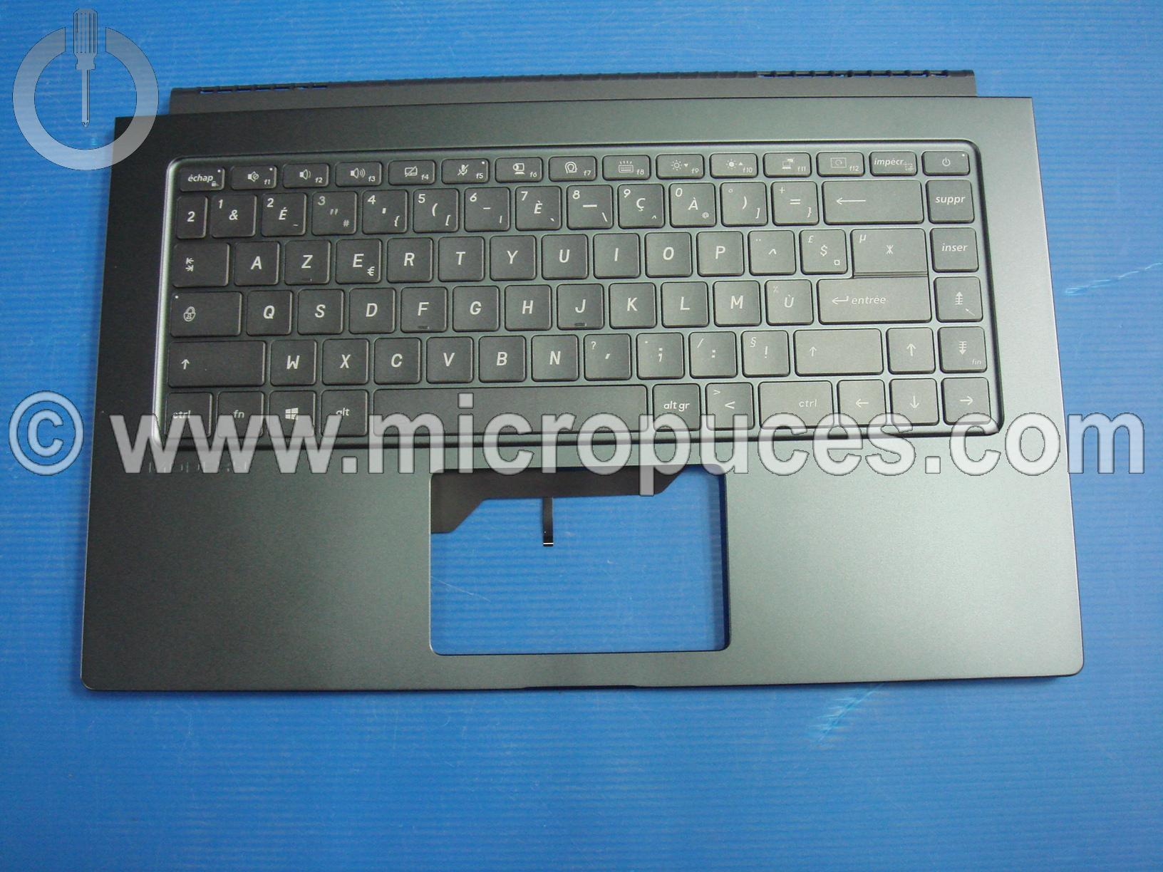 Clavier + plasturgie du dessus gris pour MSI Modern 15 MS1551