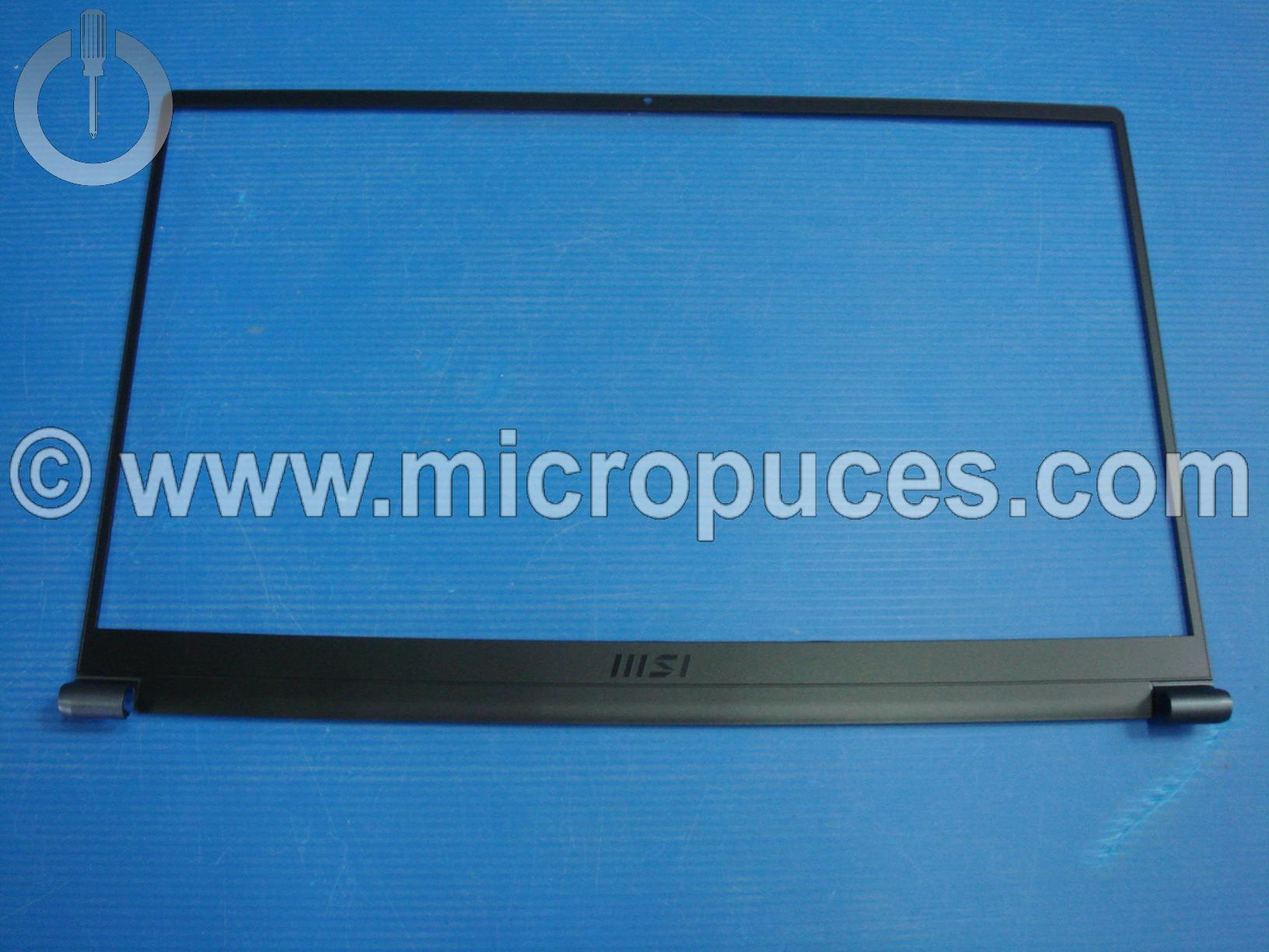 Plasturgie du tour d'écran noire pour MSI Modern 15 MS1551