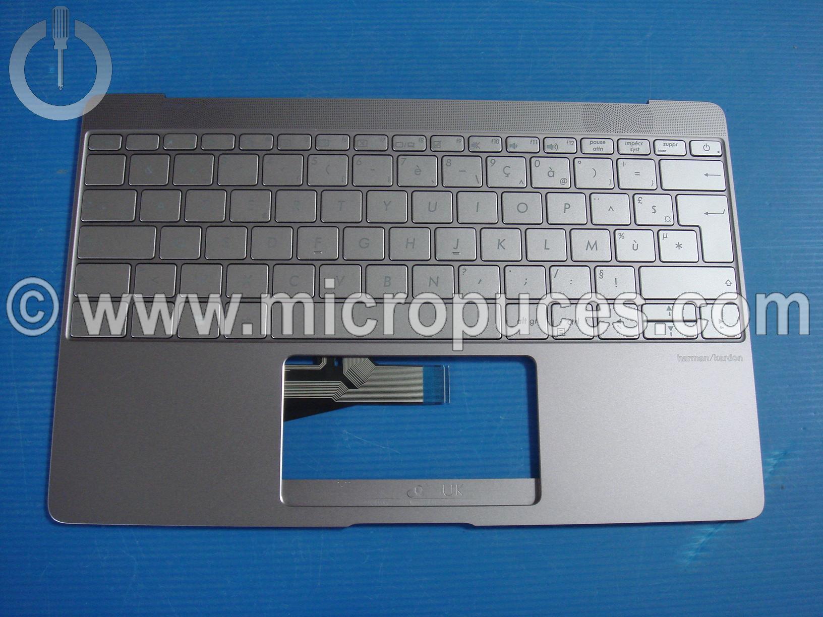 Clavier AZERTY + plasturgie de dessus pour Asus UX390UA