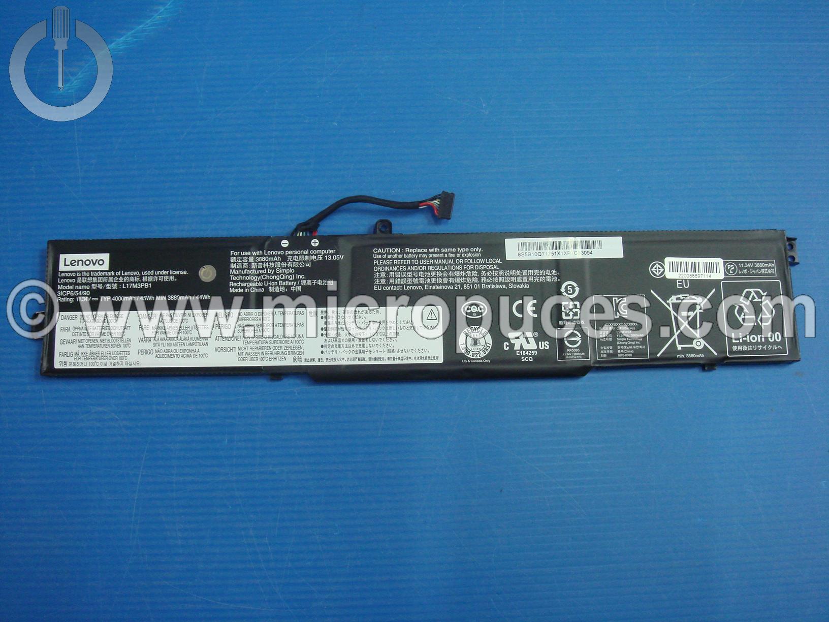 Batterie 3 cellules pour Lenovo IdeaPad 330-17ICH