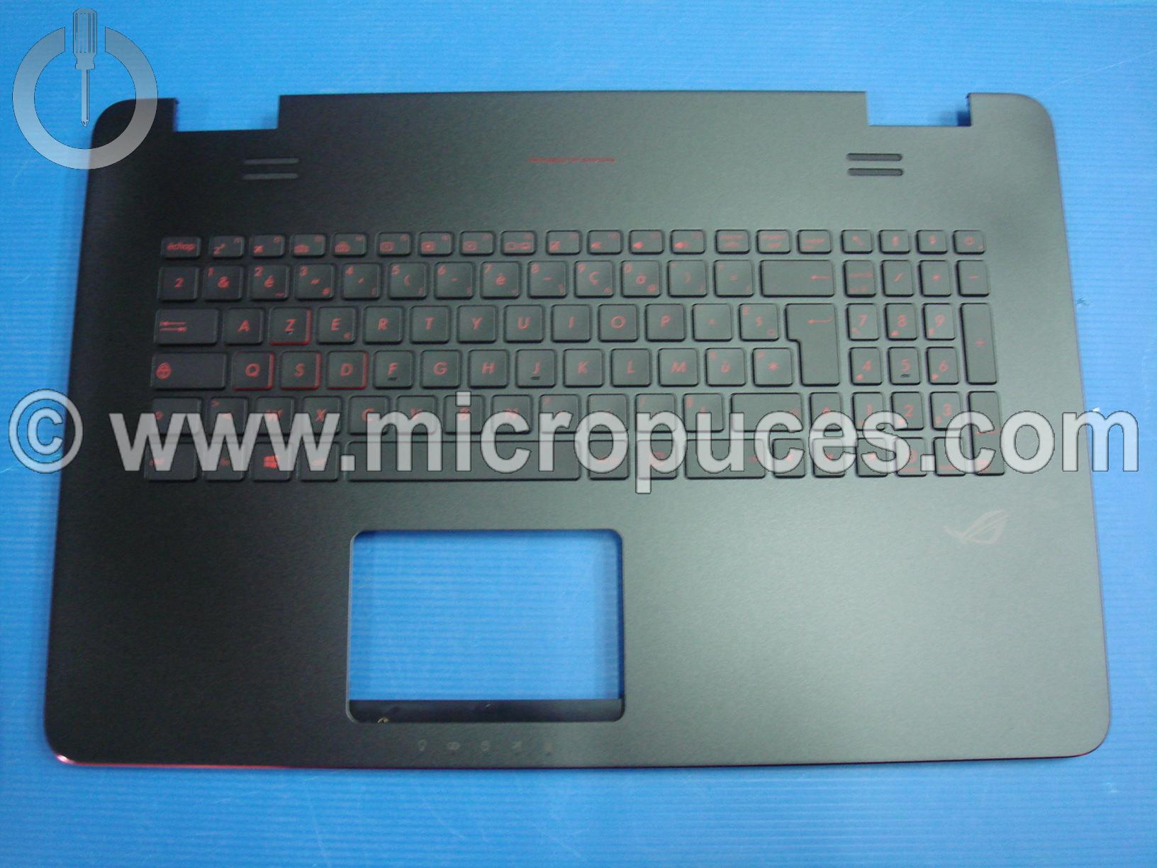 Clavier + plasturgie noire pour ASUS G741J G771J N751J R751J