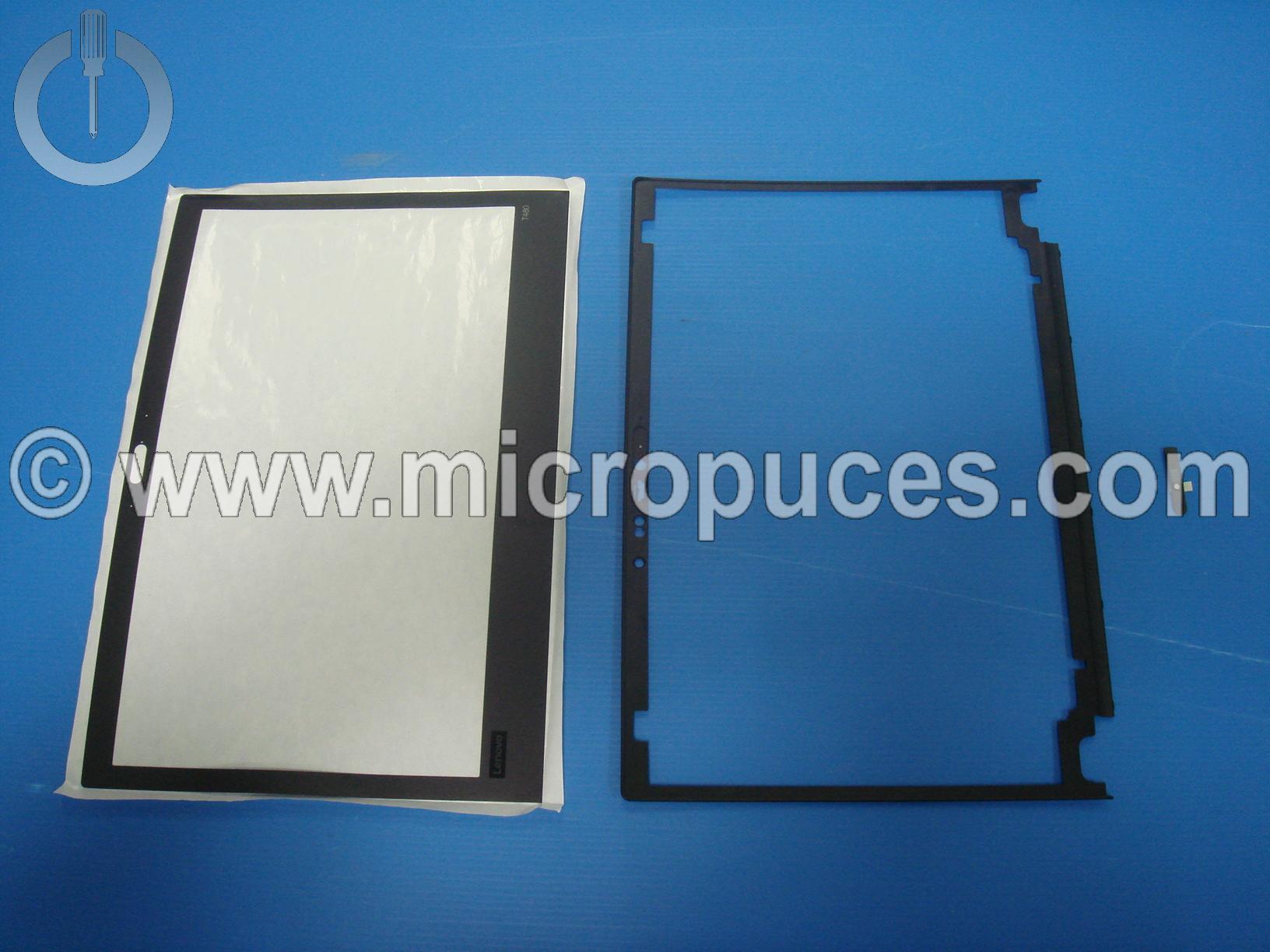 Plasturgie du tour d'cran pour Lenovo T480 (version sans infra rouge)