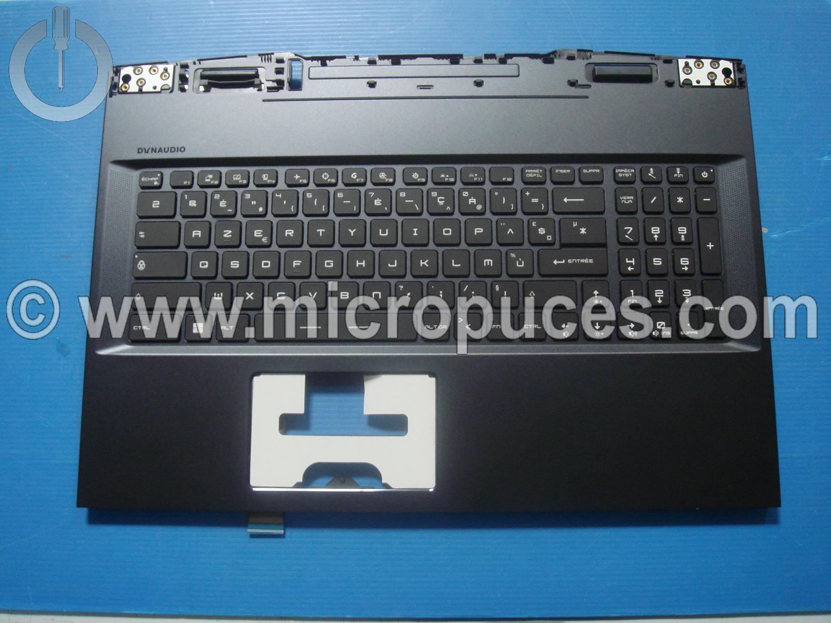 Clavier + plasturgie de dessus bleue nuit pour MSI GE76