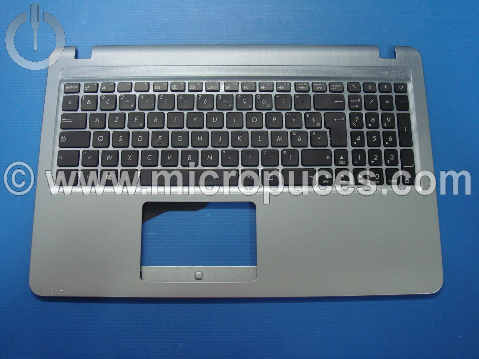 Clavier + plasturgie du dessus NEUF AZERTY gris pour ASUS X540 R540 F540