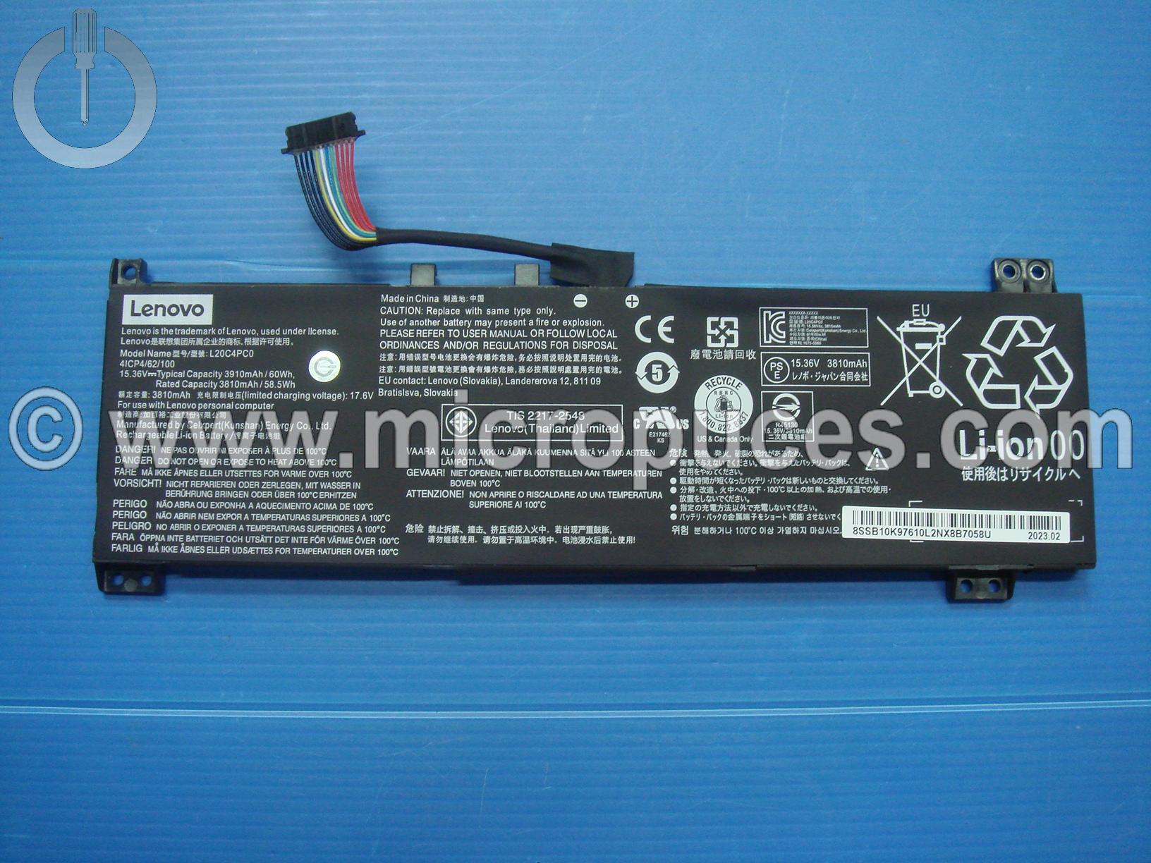 Batterie pour Lenovo IdeaPad 3-Gaming
