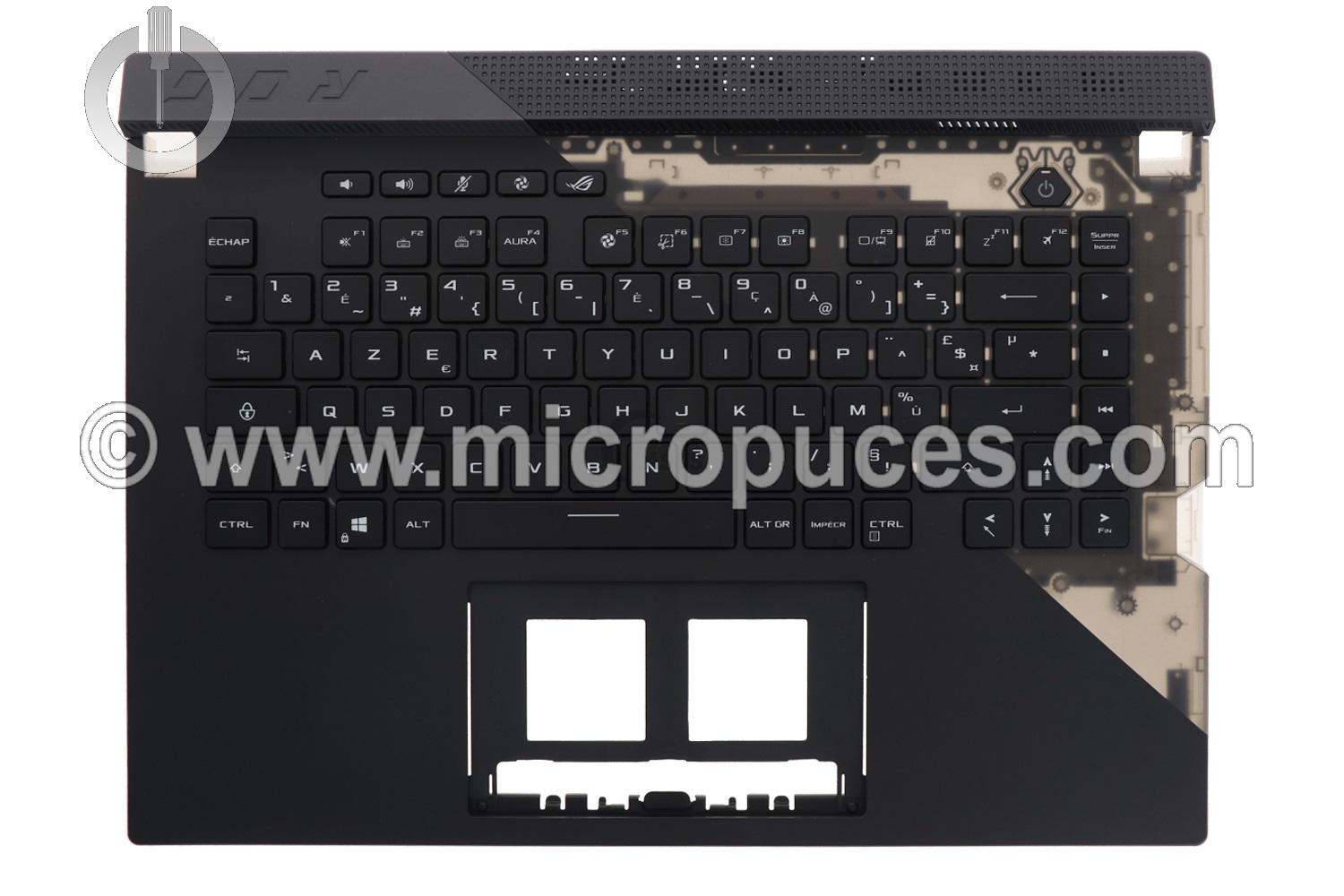 Clavier + plasturgie de dessus pour ASUS G533