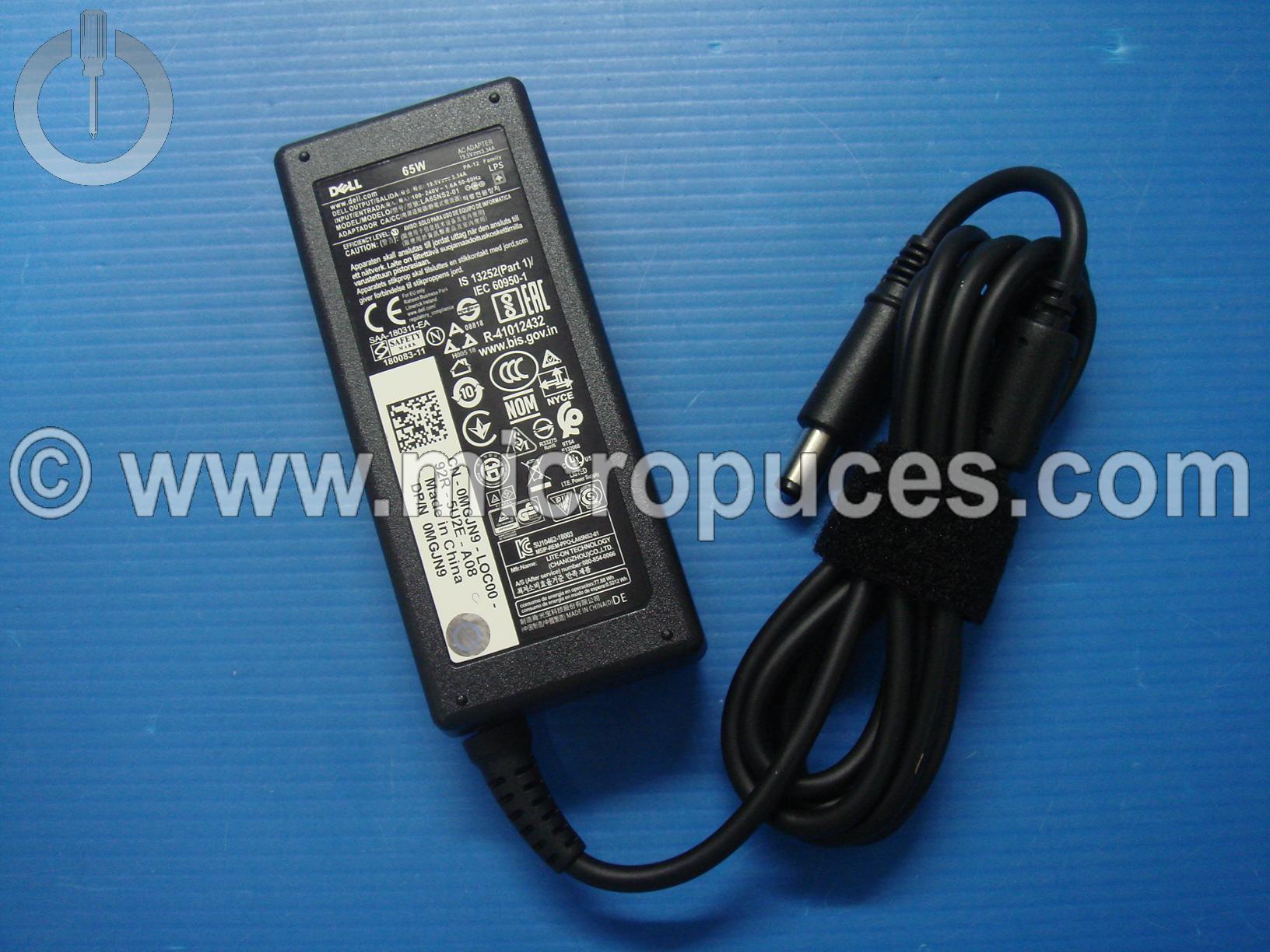 Chargeur d'origine 65W pour DELL PA-12