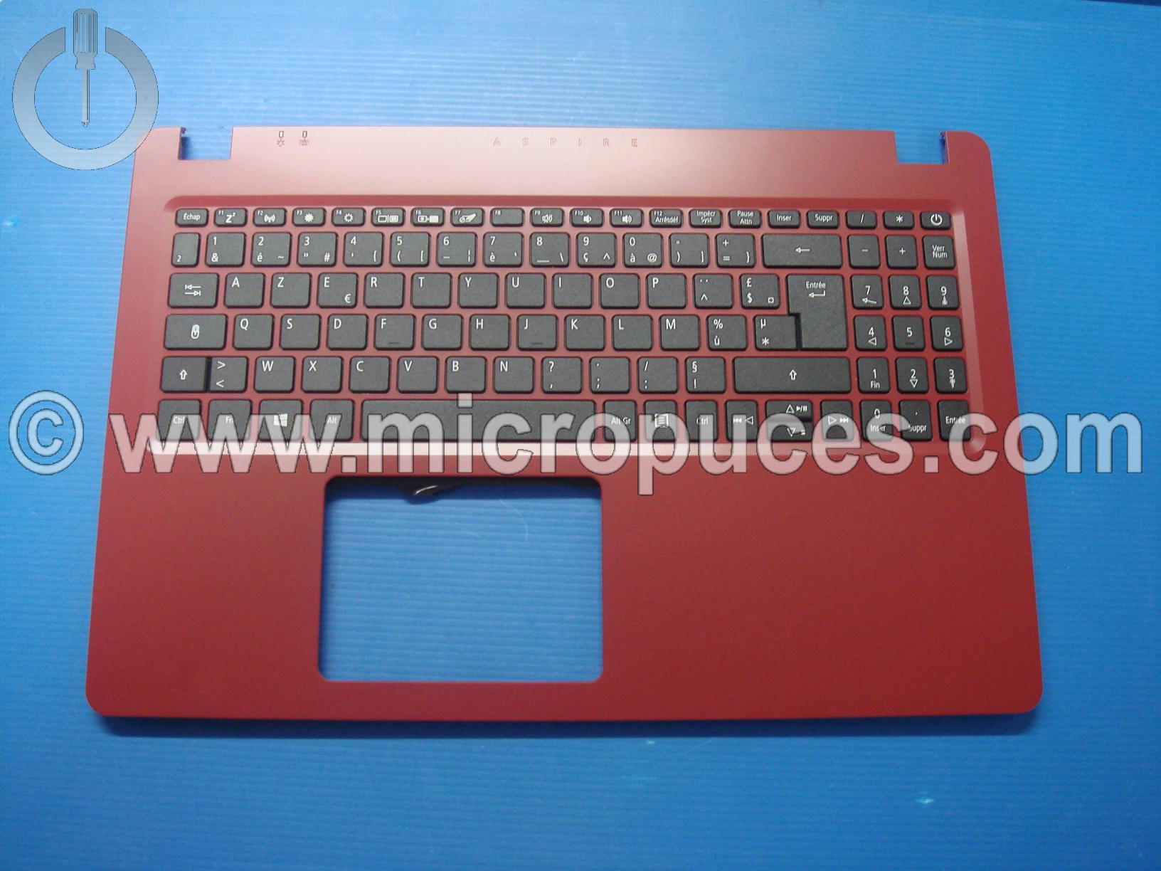Clavier + plasturgie rouge pour Acer Aspire A315-54