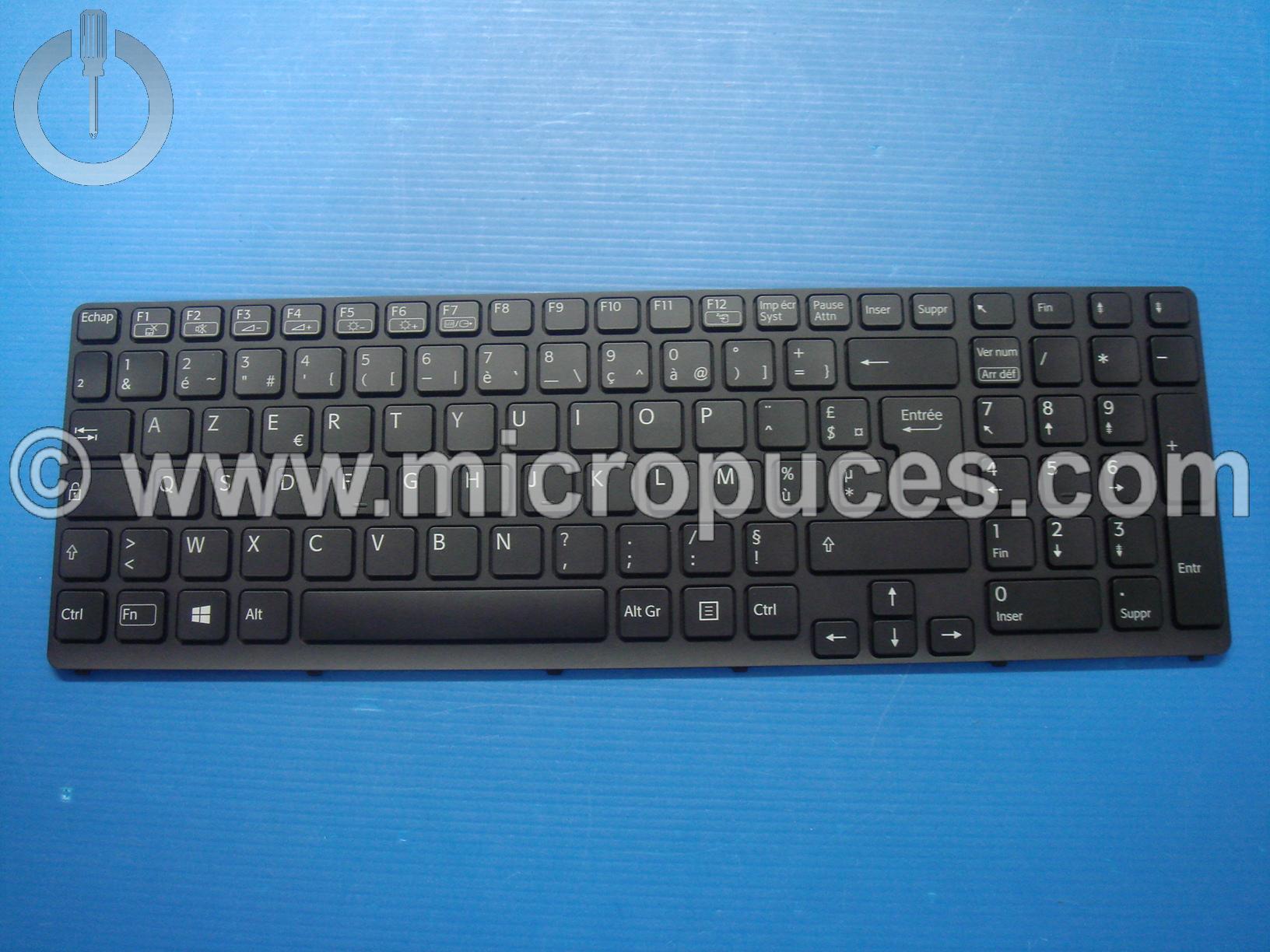 Clavier AZERTY NOIR pour SONY SVE171