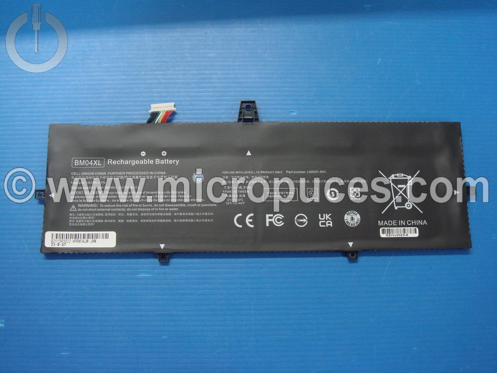 Batterie d'origine pour HP Elitebook X360 1030 G3