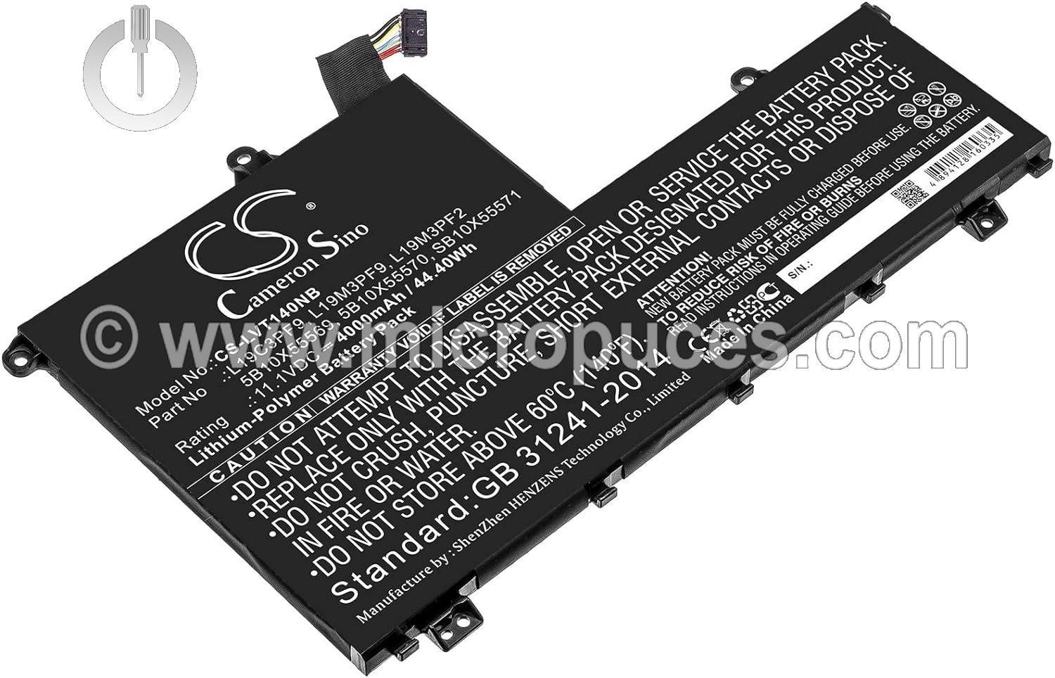 Batterie pour Lenovo ThinkBook 14-IIL ou 15-IIL