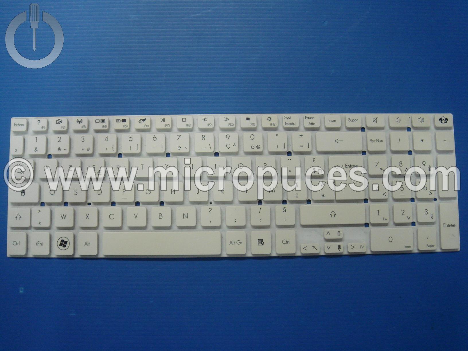 Clavier AZERTY pour PACKARD BELL EasyNote TS44 TV44