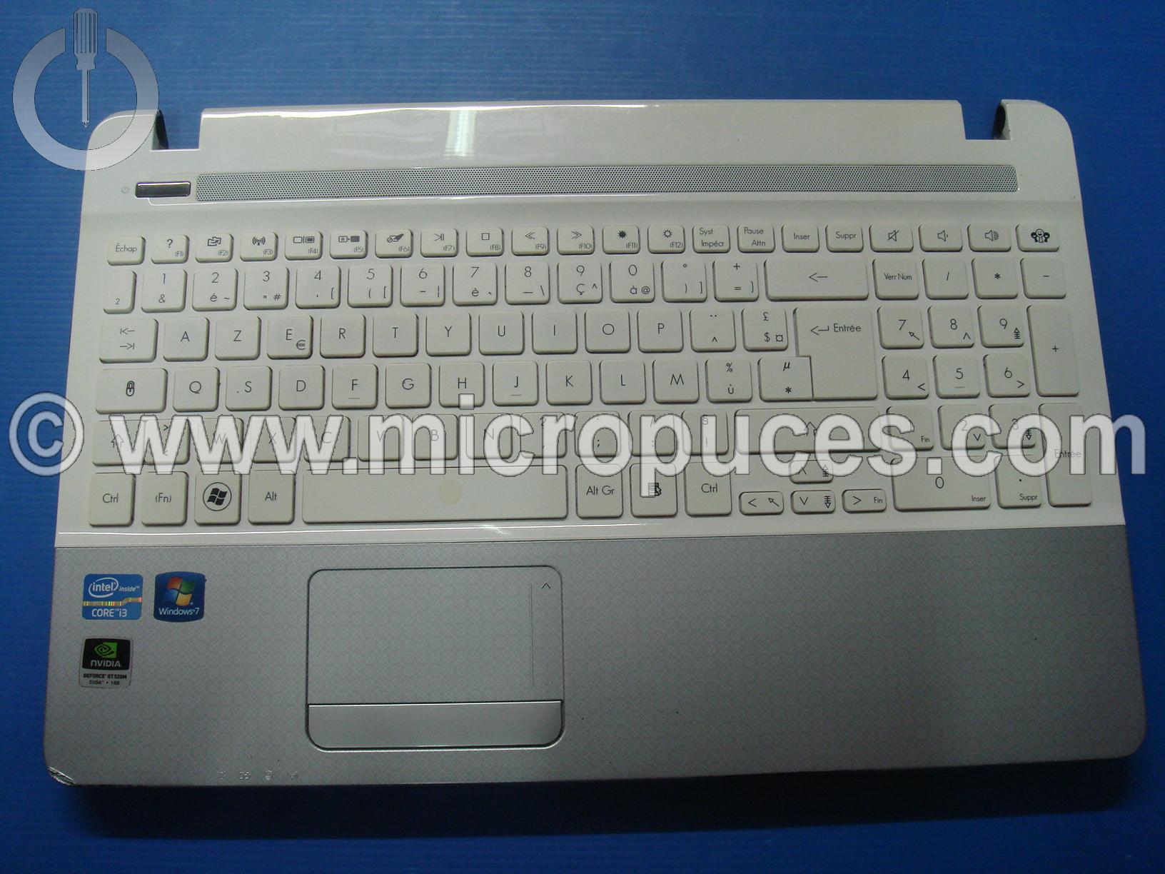 Clavier AZERTY + Plasturgie de base Packard Bell EasyNote TS44