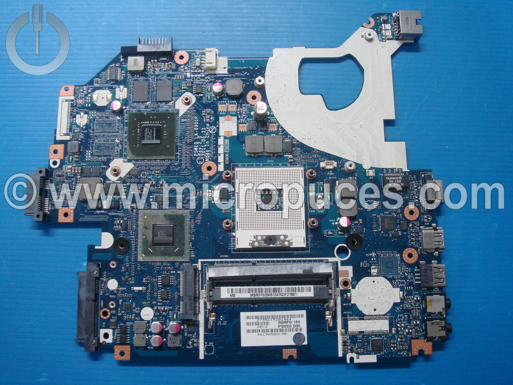 Carte mère discrète PACKARD BELL EasyNote TS44 Aspire 5750
