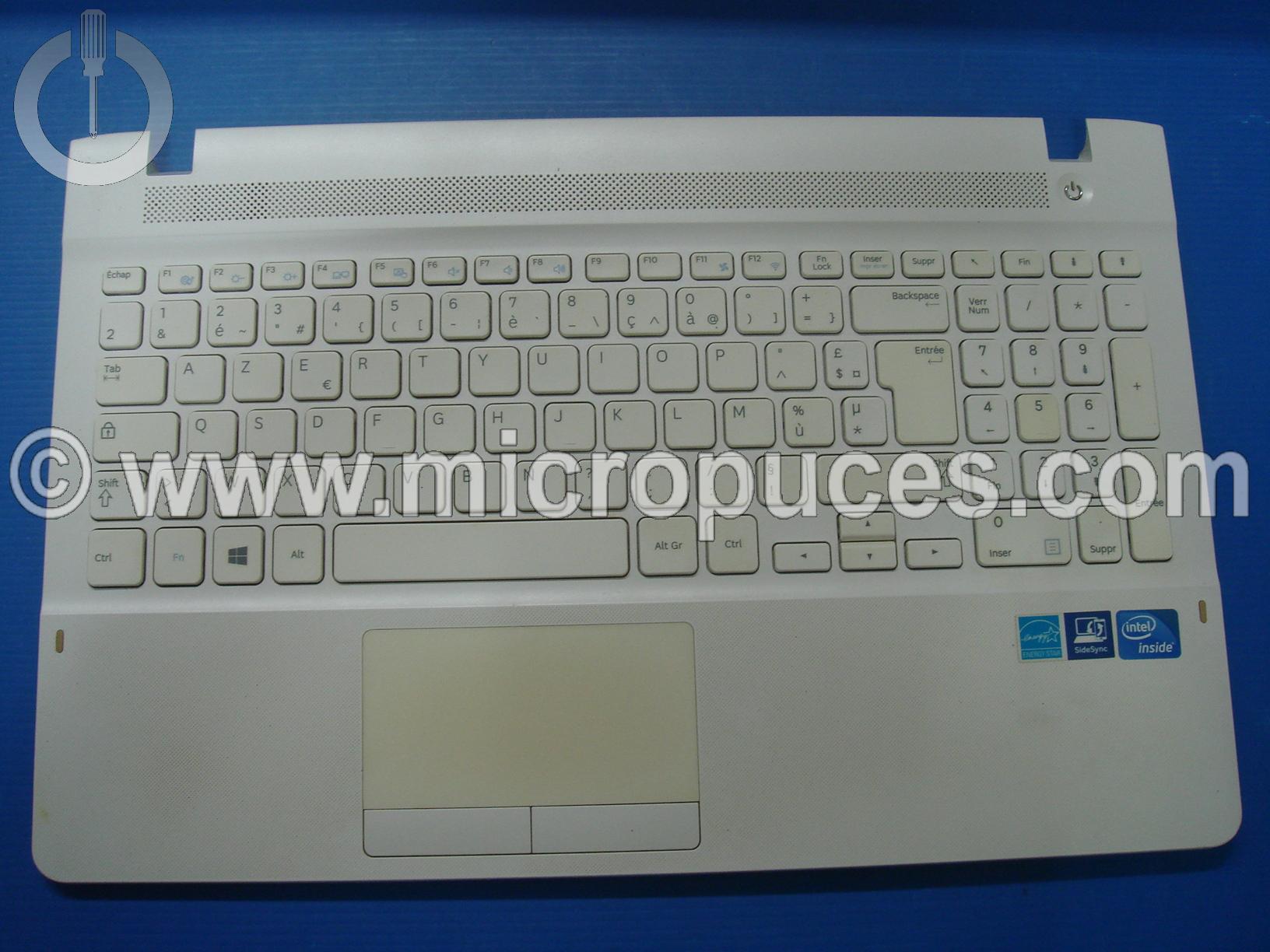 Clavier + plasturgie blanc pour SAMSUNG NP270E5E