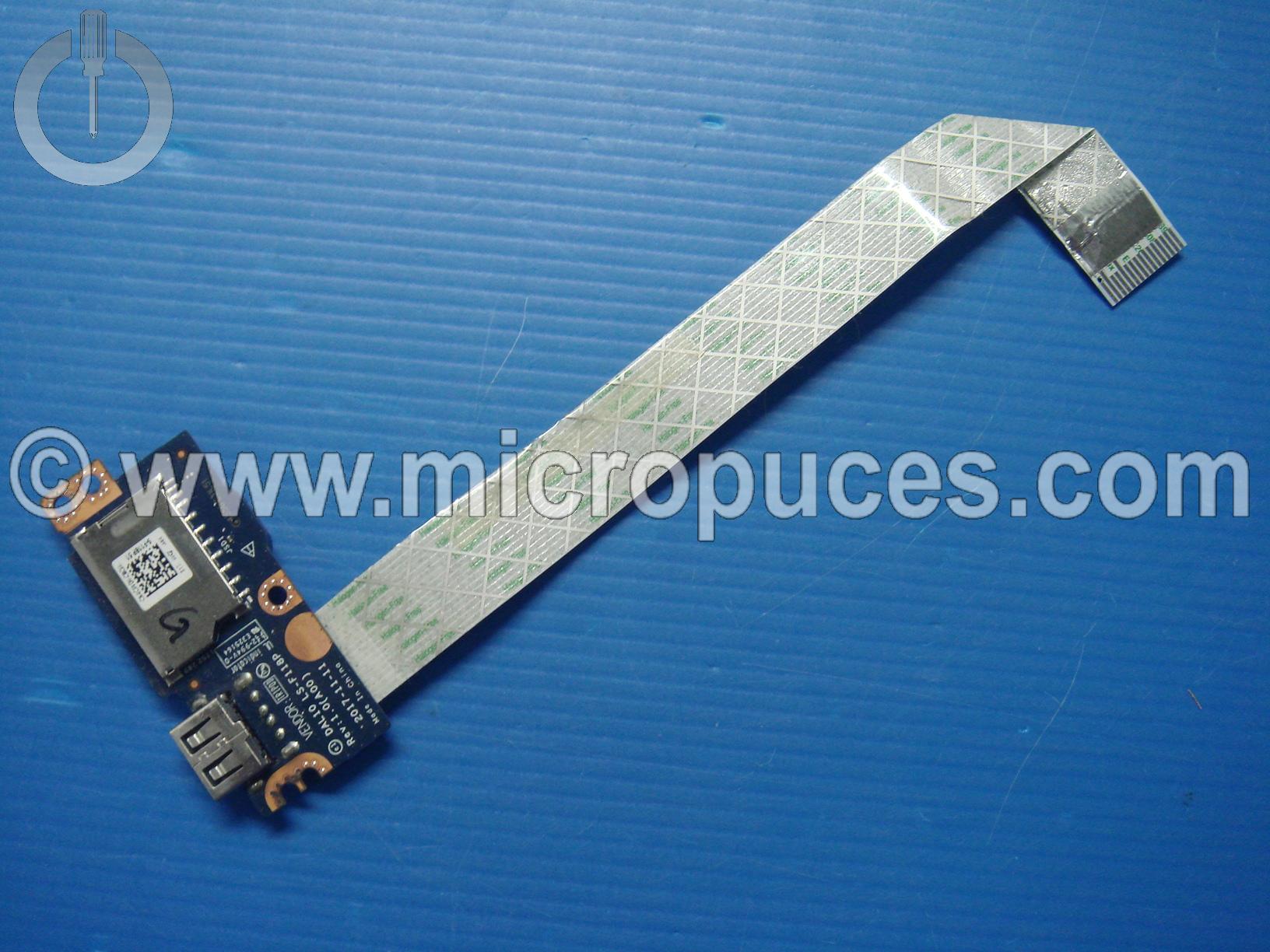 Carte fille  USB + SD + BIOS pour DELL Latitude 3590