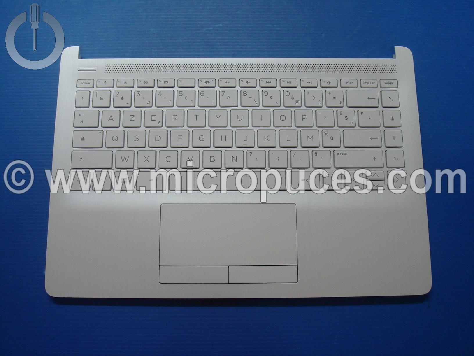 Clavier + plasturgie de dessus  pour HP 14-d 14-c blanc