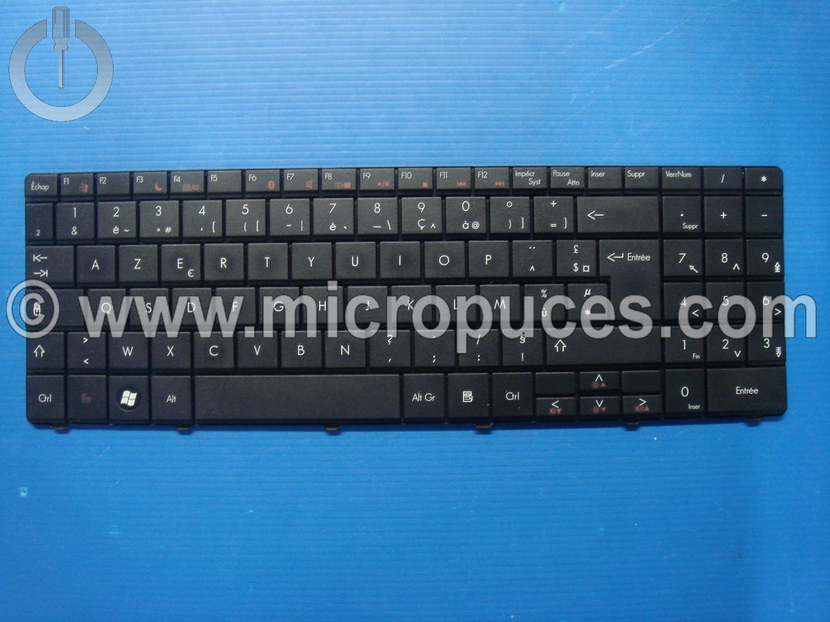 Clavier AZERTY pour PACKARD BELL EasyNote TJ67 LJ63