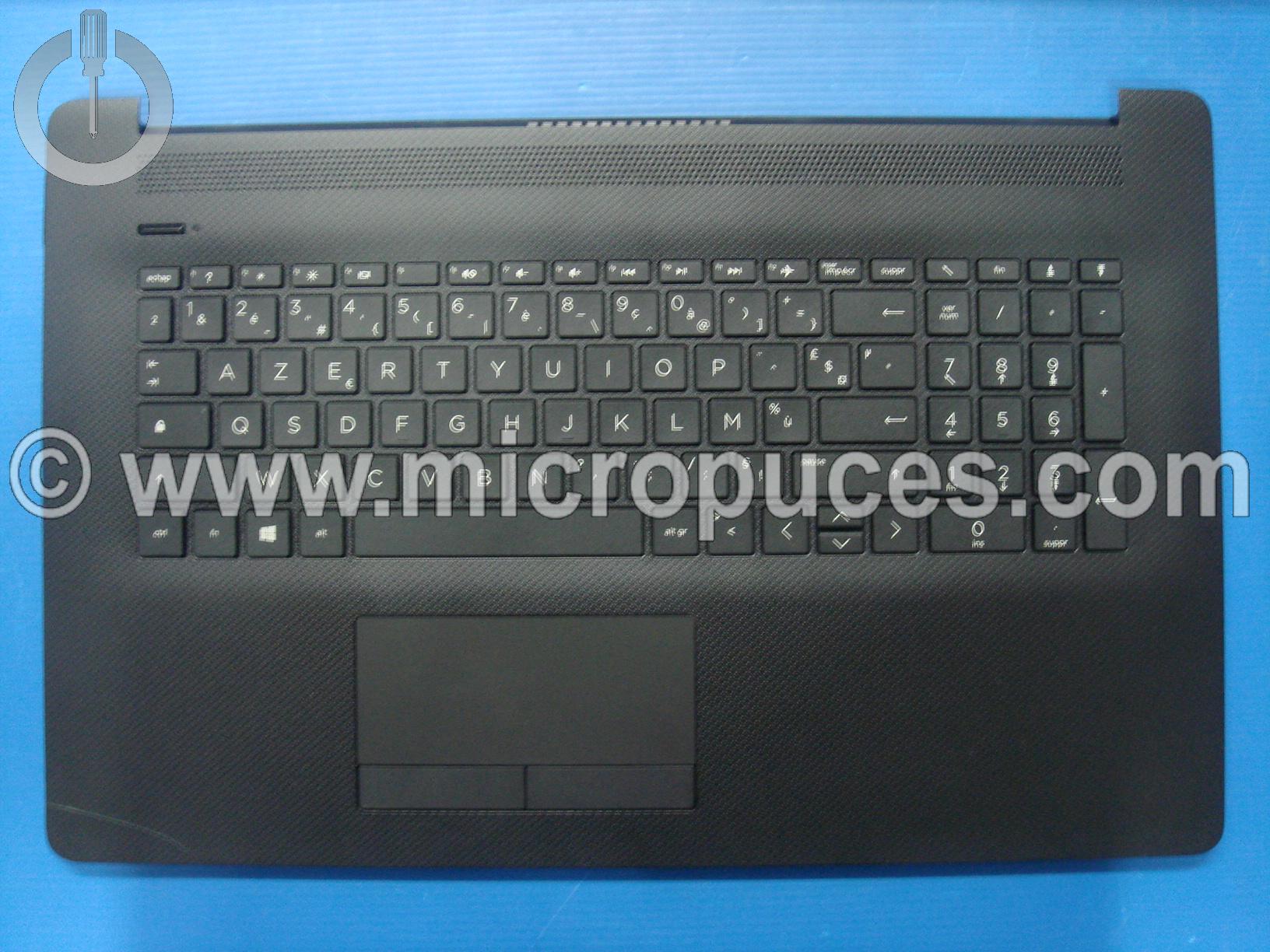 Clavier + plasturgie du dessus noir pour HP Pavilion 17-by ( GRADE B )