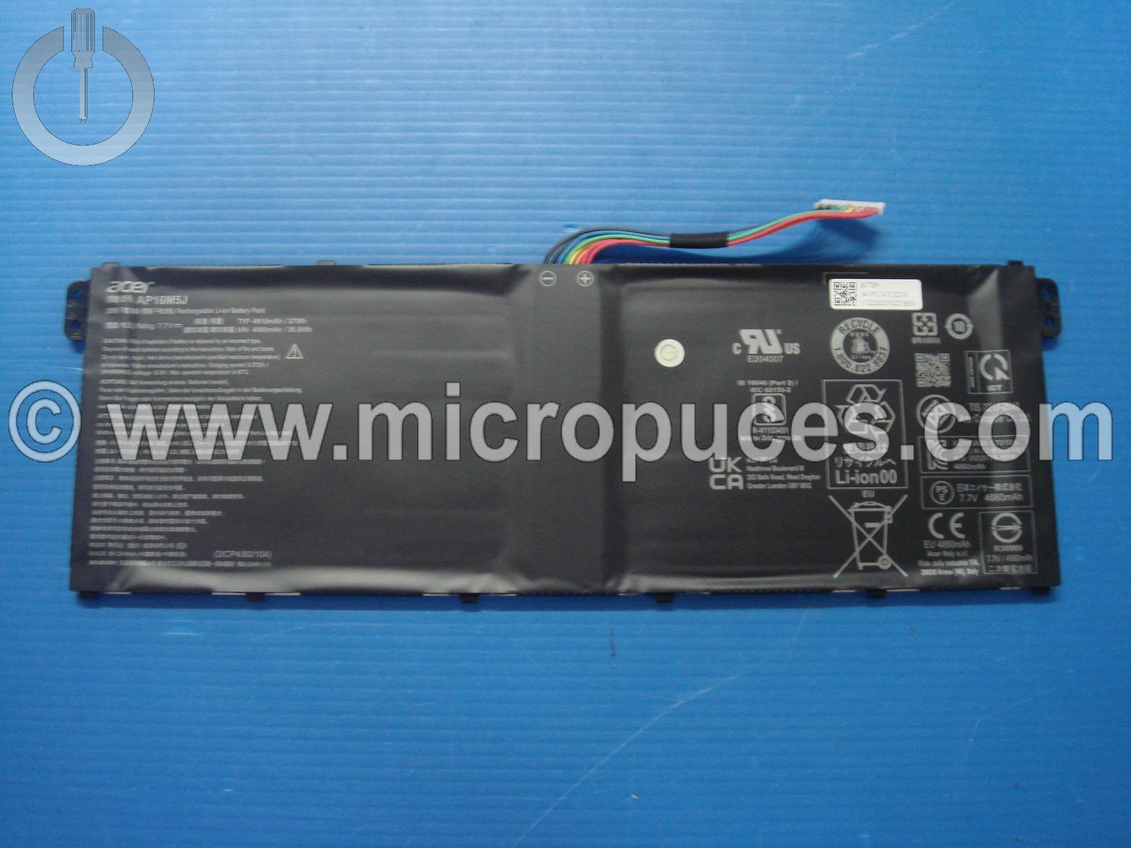 Batterie pour Acer Aspire A315-53 4810Mah