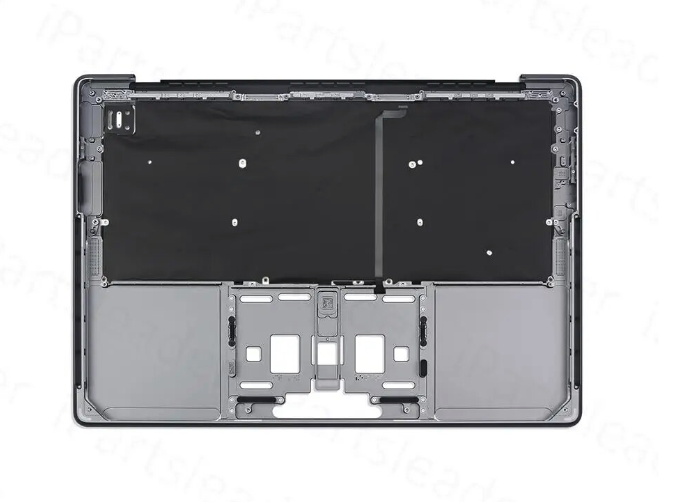 Clavier AZERTY + plasturgie pour APPLE Macbook Pro 14,2" A2442 gris sidéral