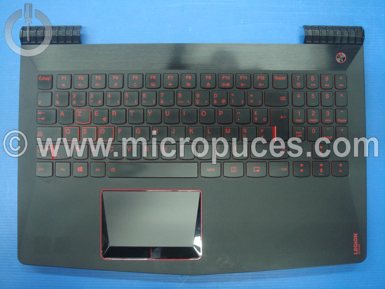 Clavier + plasturgie du dessus pour LENOVO Legion Y520 noire