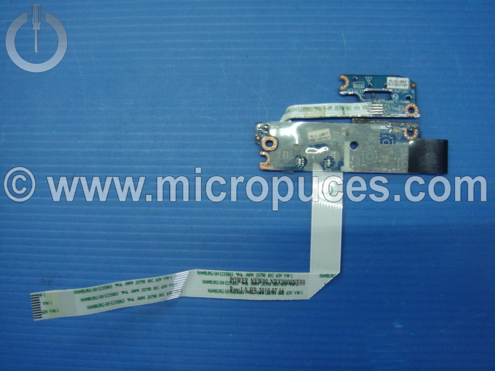 Carte fille bouton alimentation pour ACER Aspire 5742