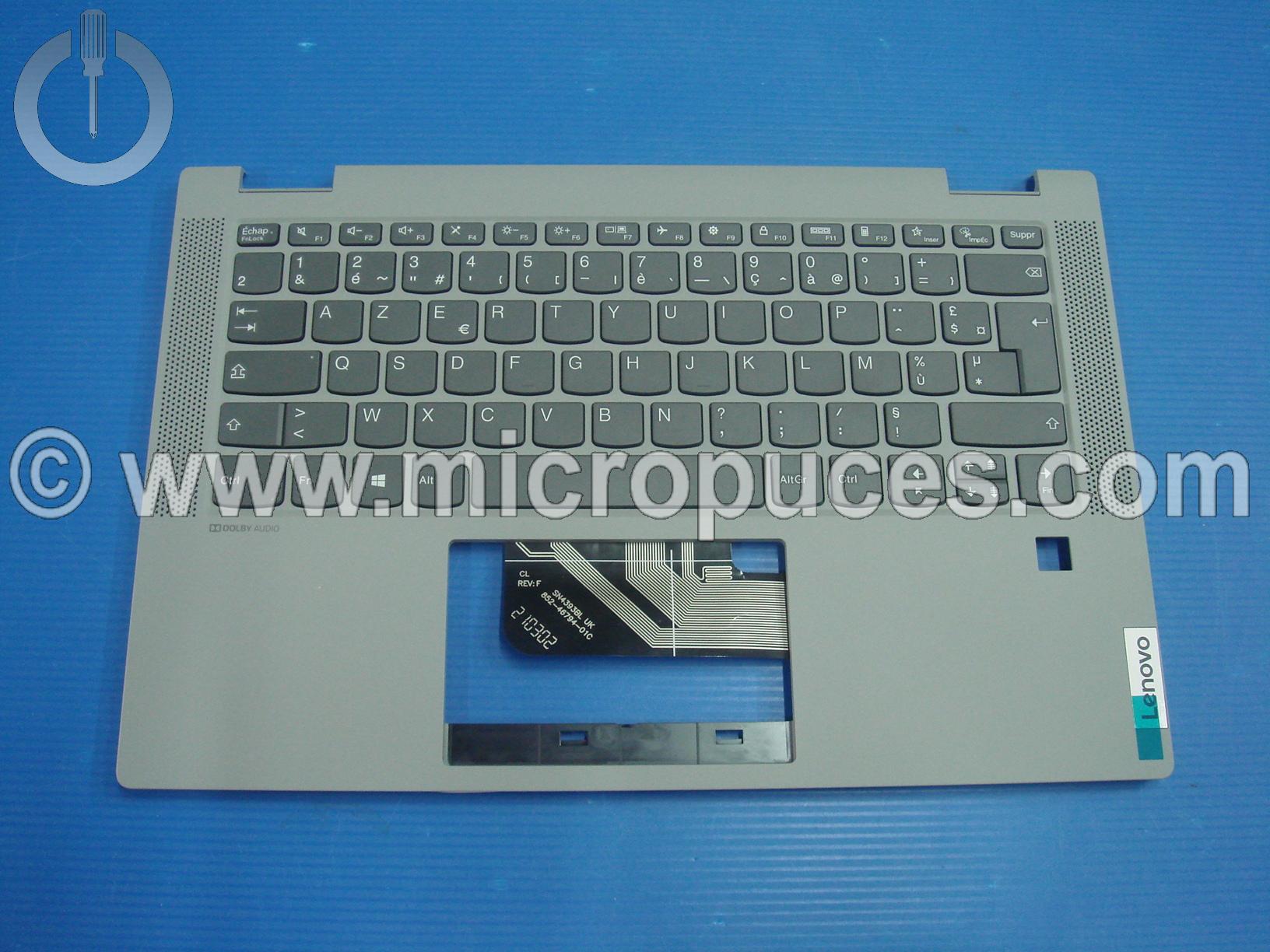 Clavier + plasturgie de dessus pour Ideapad FLEX 5-14 gris (FP)