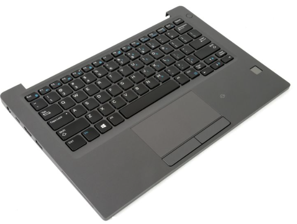 Clavier QWERTY + plasturgie de dessus pour DELL Latitude 7280 7290 7390