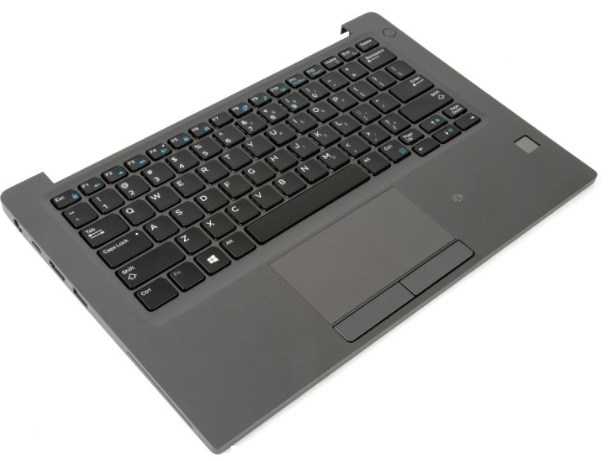 Clavier QWERTY + plasturgie de dessus pour  DELL Latitude 7280 7290 7390