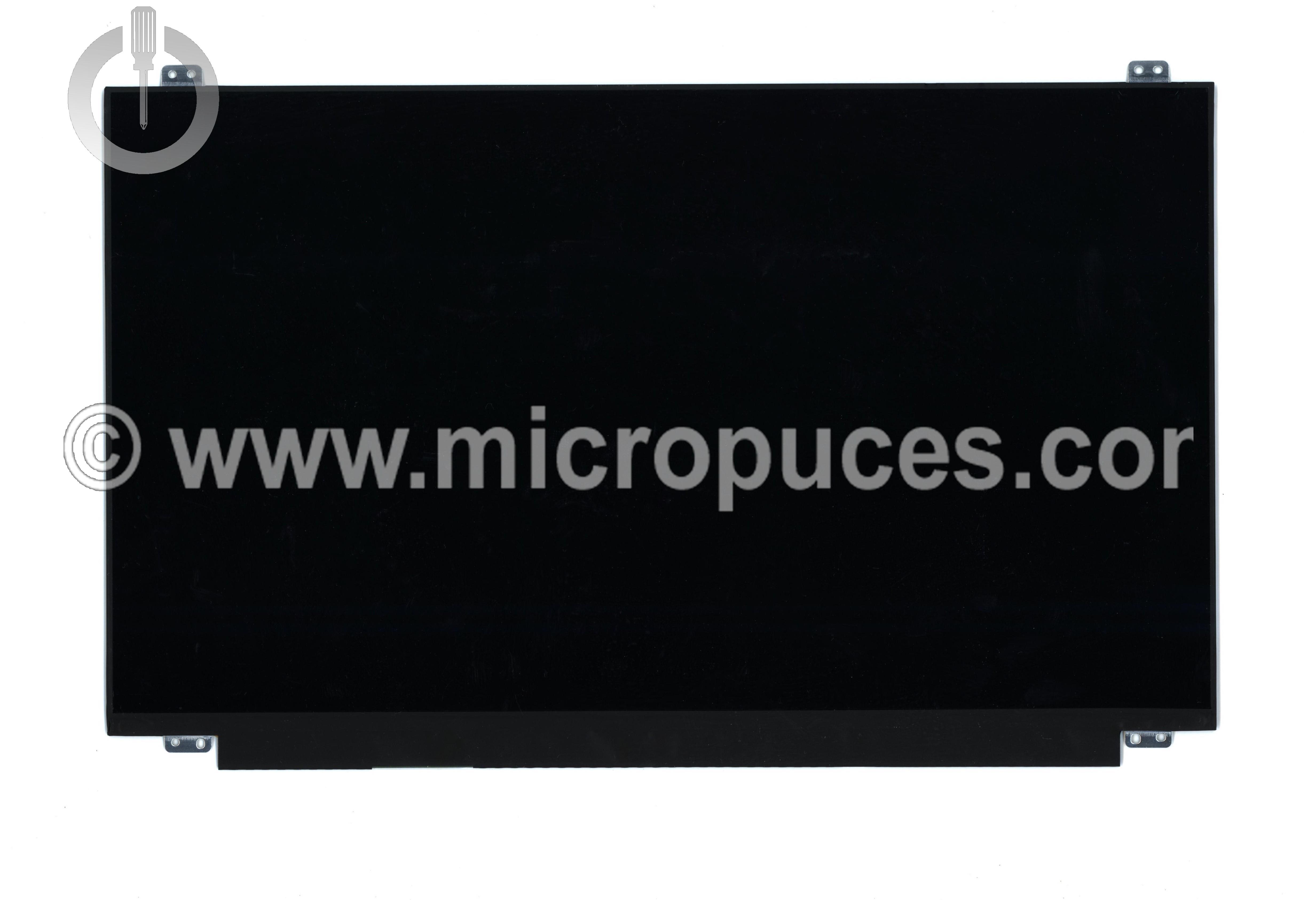 Ecran 15.6" 40 pin Slim UHD 4K 3840 x 2160 oreilles verticales
