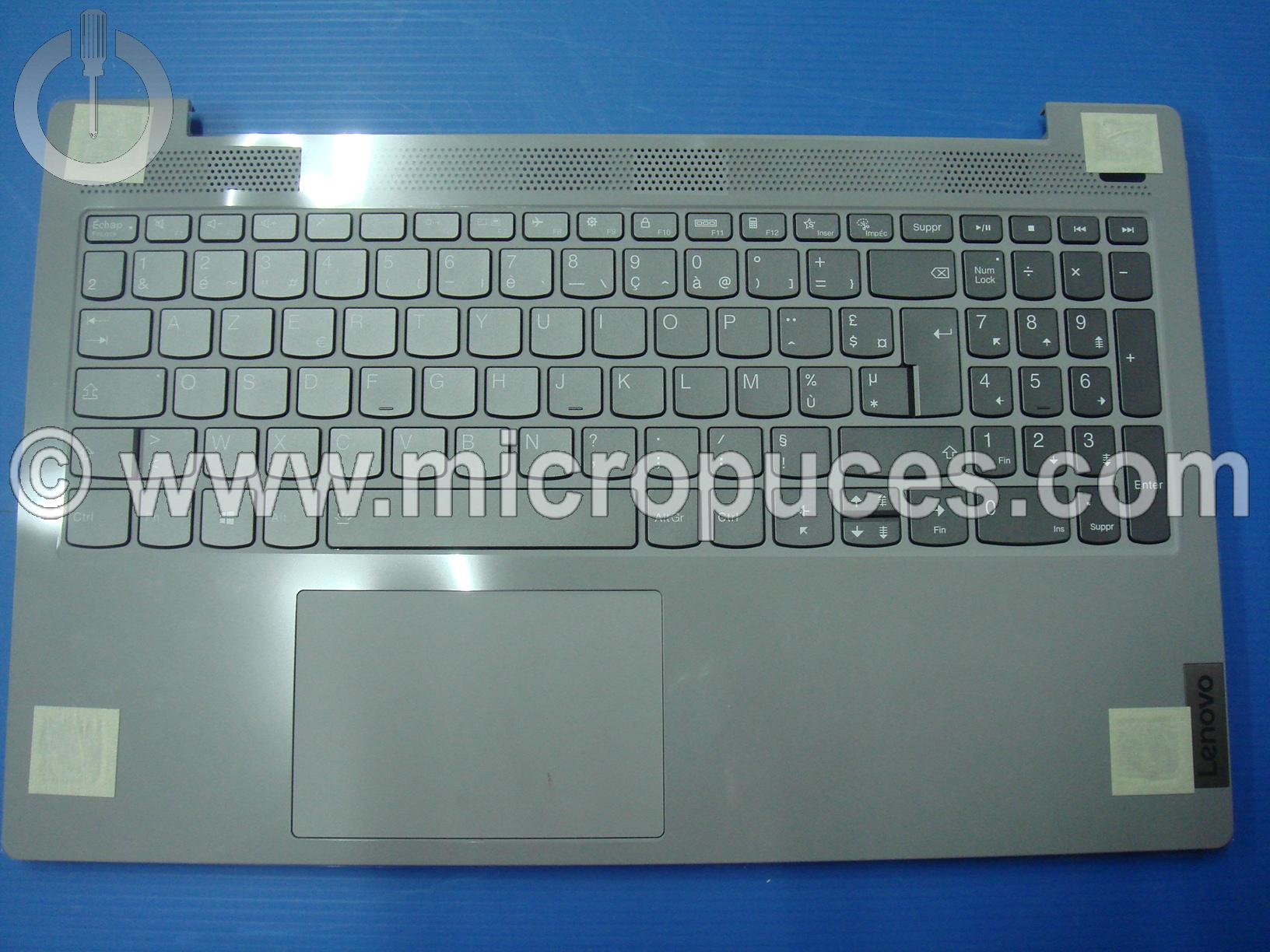 Clavier + plasturgie de dessus pour LENOVO Ideapad 5-15ITL05 gris