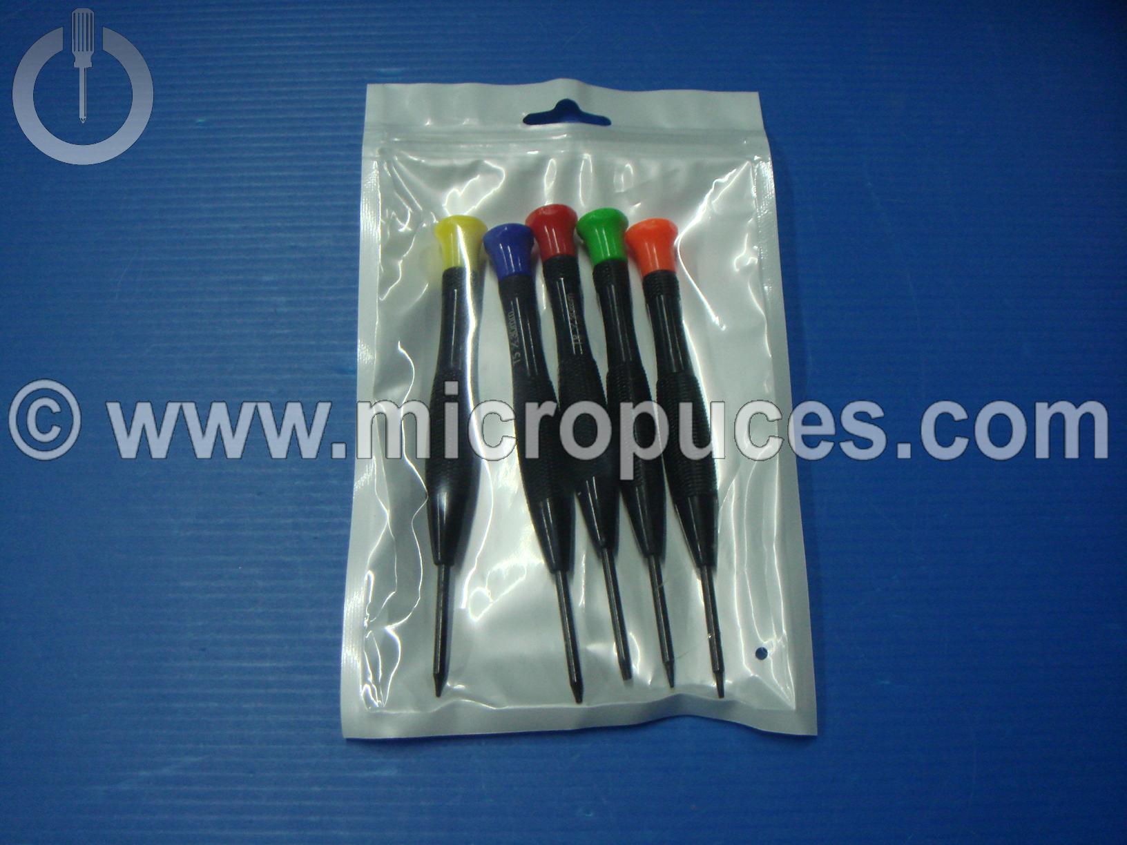 Kit outils démontage tournevis cruciformes Torx de précision