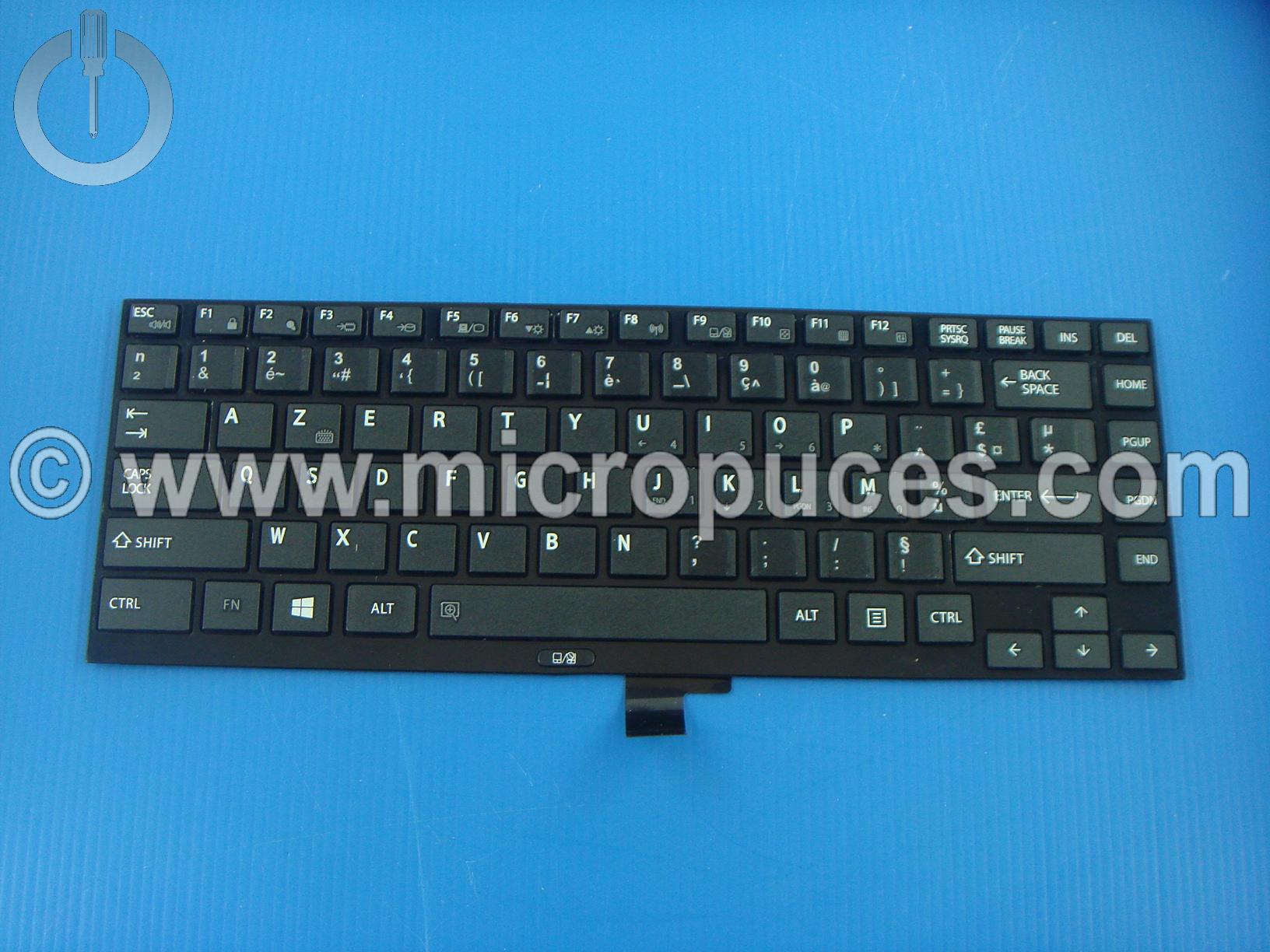 Clavier AZERTY pour TOSHIBA Satellite R630 (vinyle)