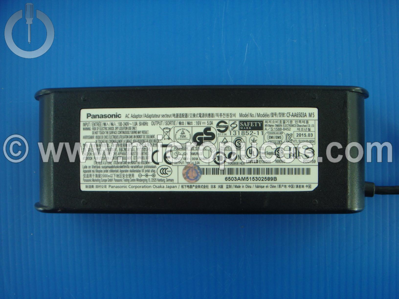 Chargeur Alimentation 16V 5A pour PANASONIC ToughBook CF-AX3