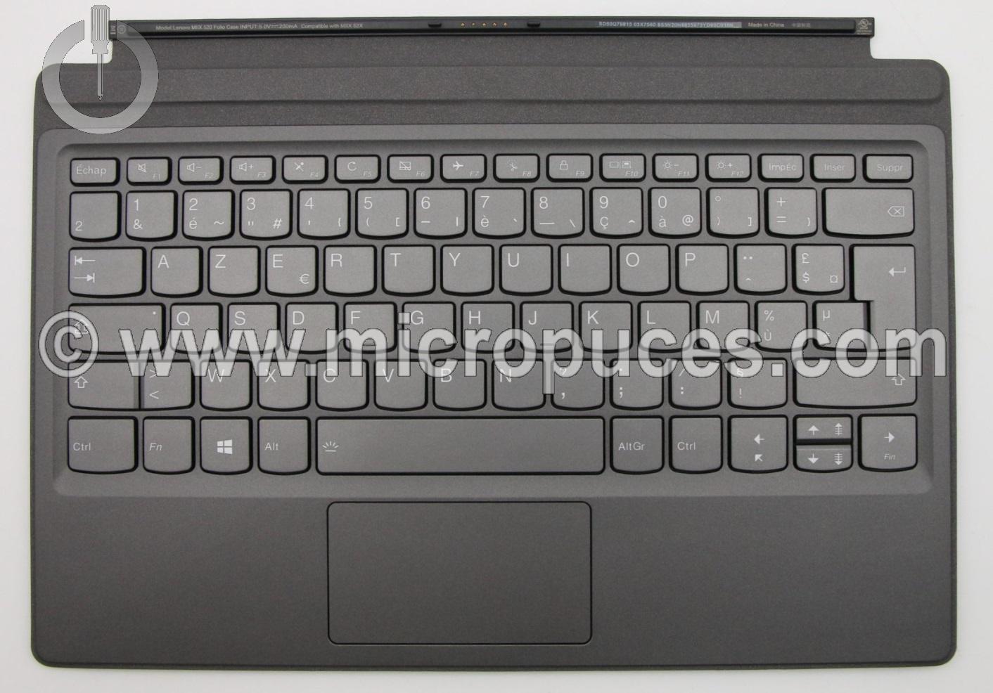 Clavier externe amovible pour LENOVO MIIX 520-12