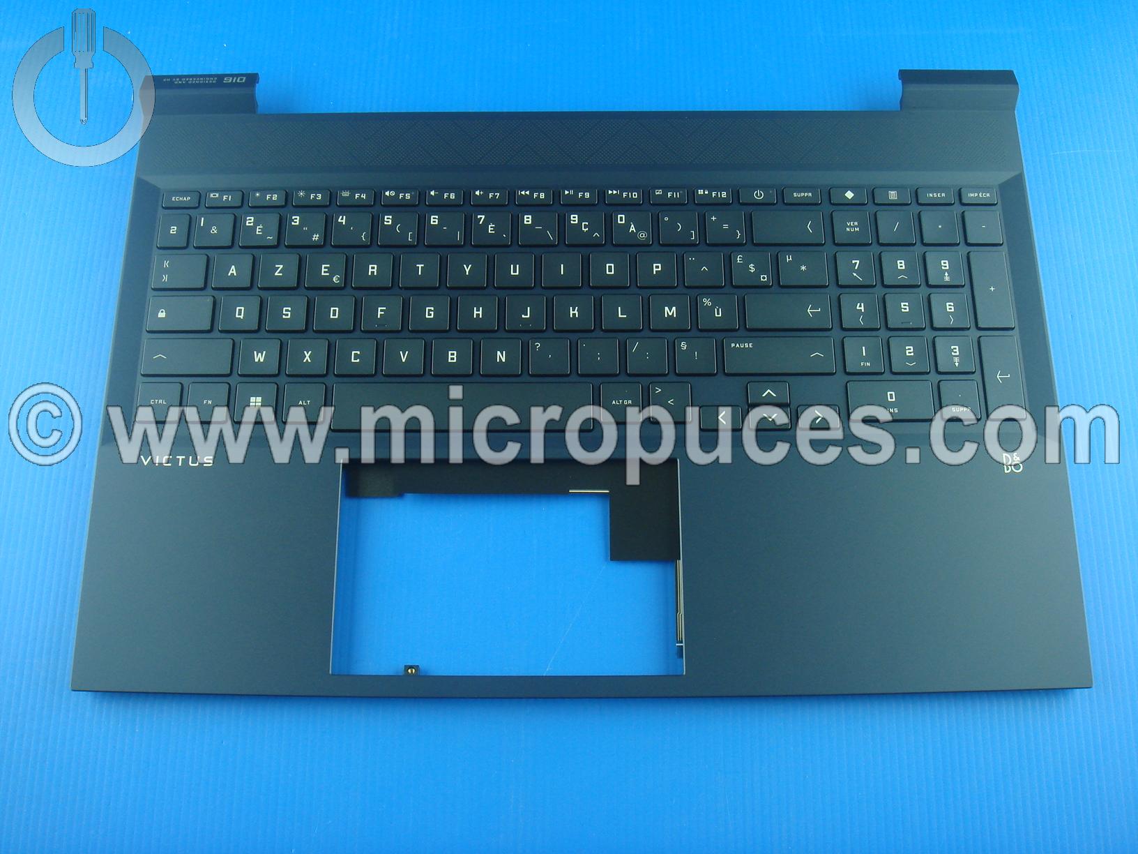 Clavier + plasturgie du dessus pour HP Victus 16 noir