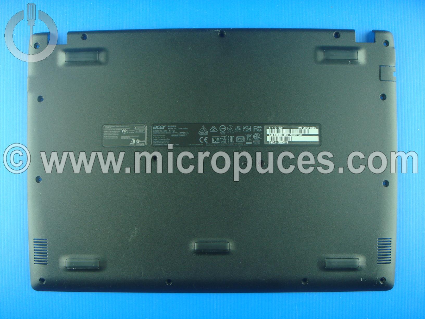 Plasturgie de dessous pour ACER Aspire A114-31